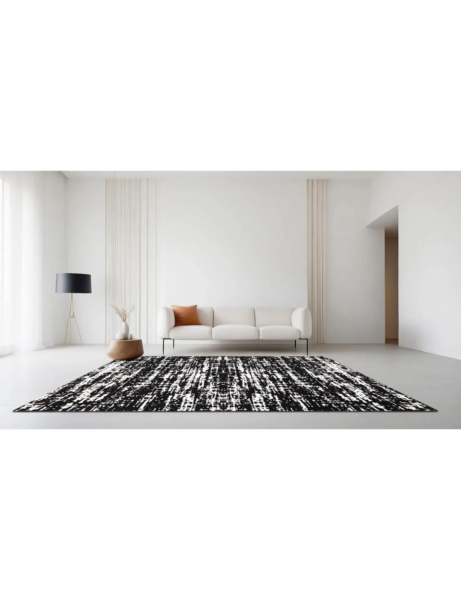 Soba  black  297 x 201 cm