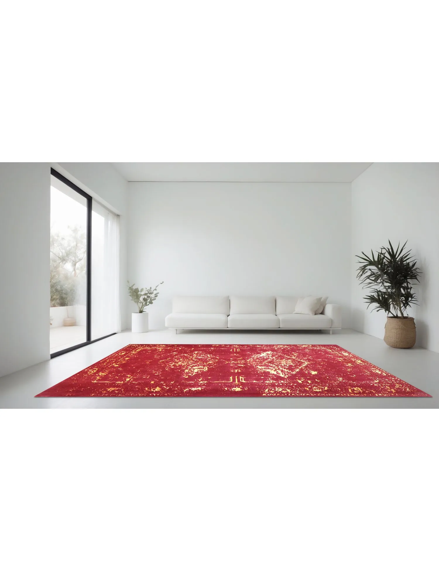 Soba  rød  291 x 204 cm