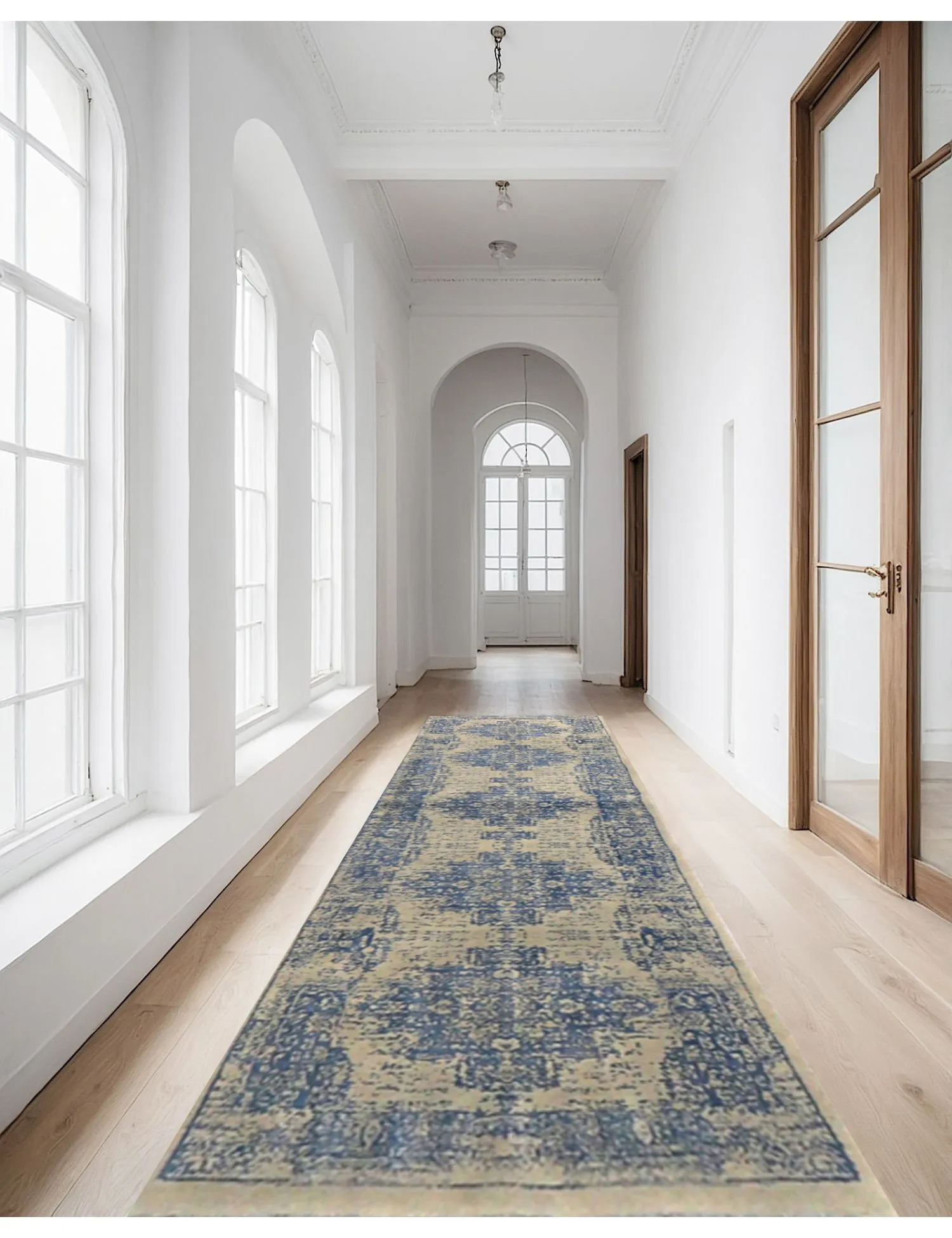 Soba  blue  284 x 80 cm