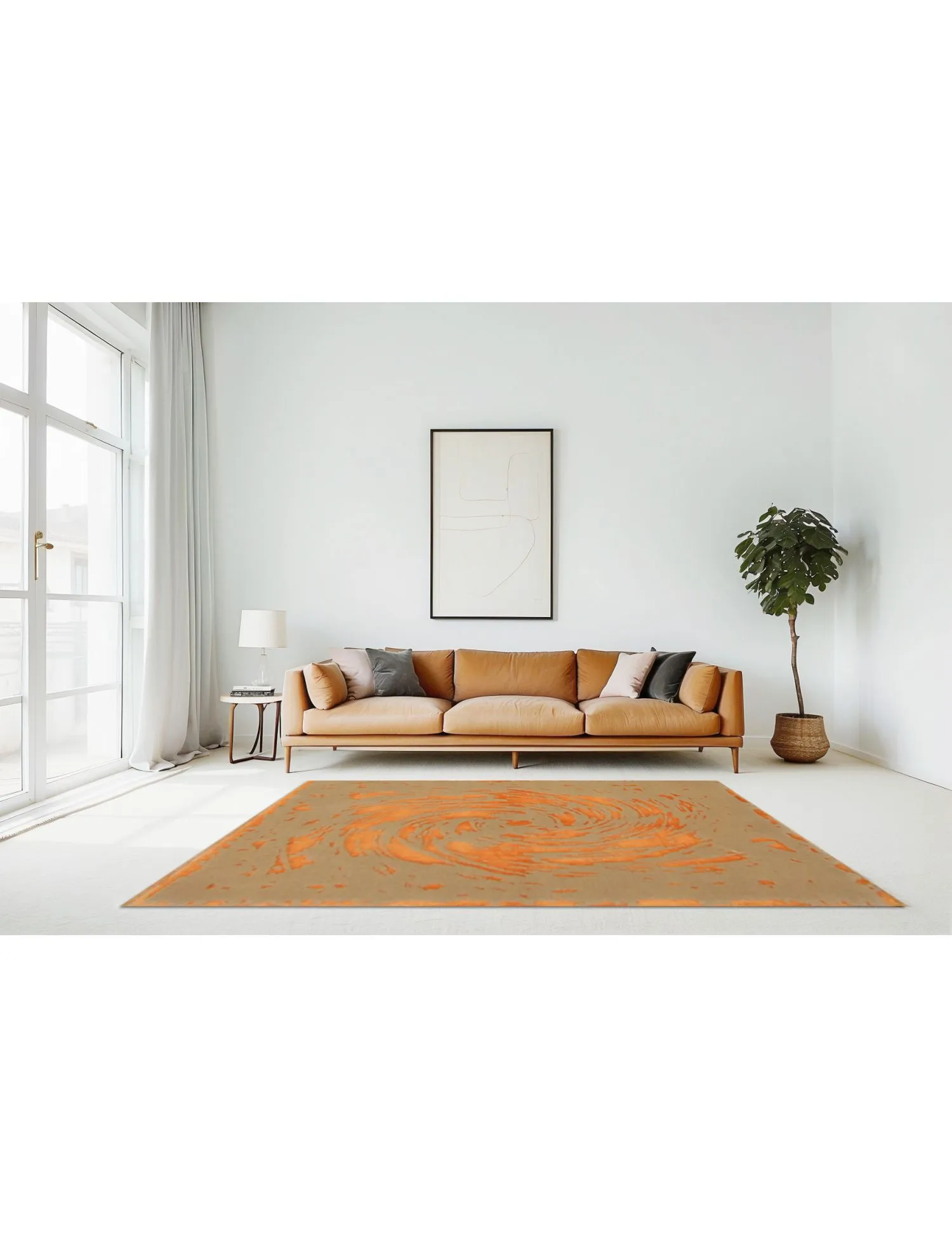 Soba  orange   148 x 101 cm