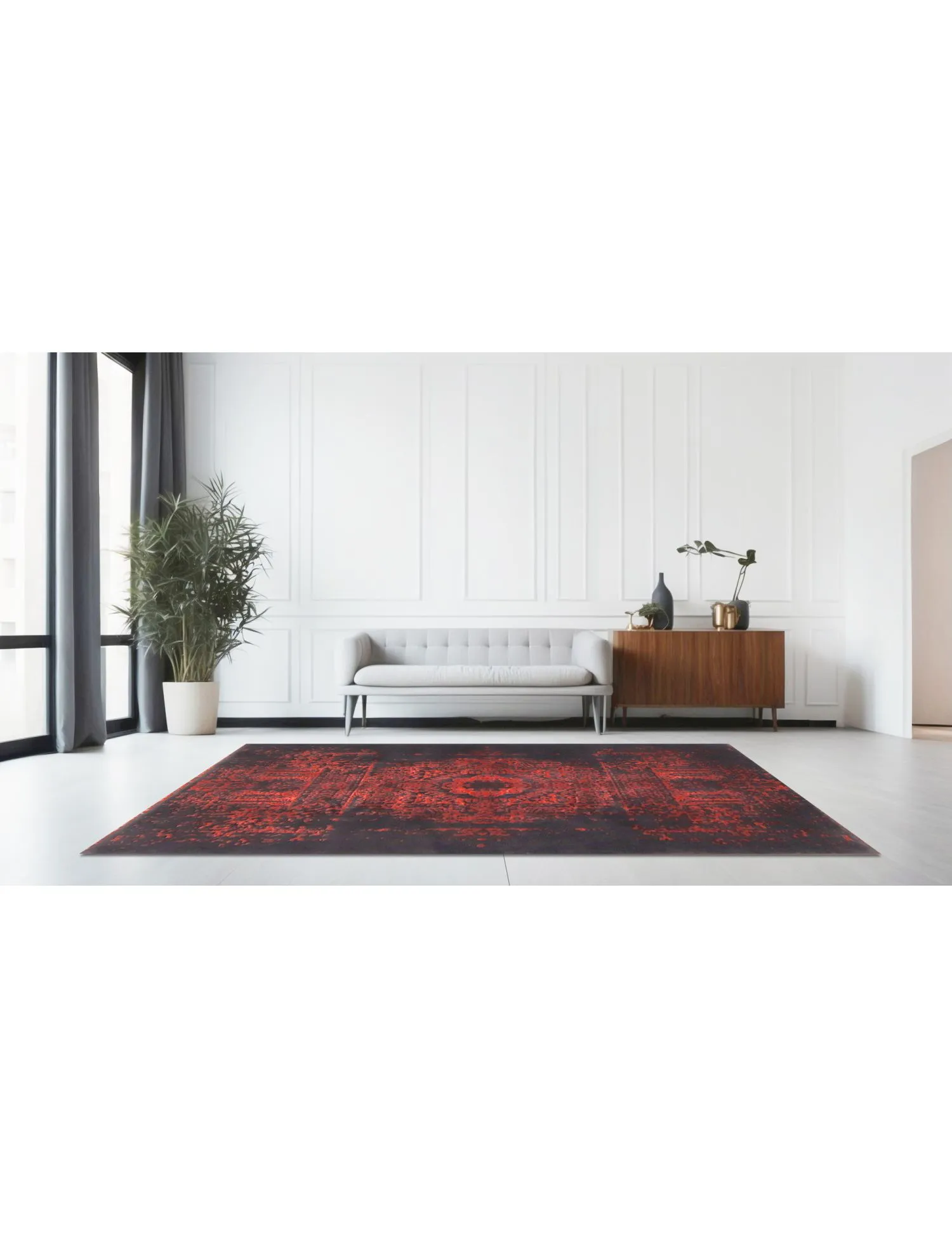 Soba  rojo  195 x 146 cm