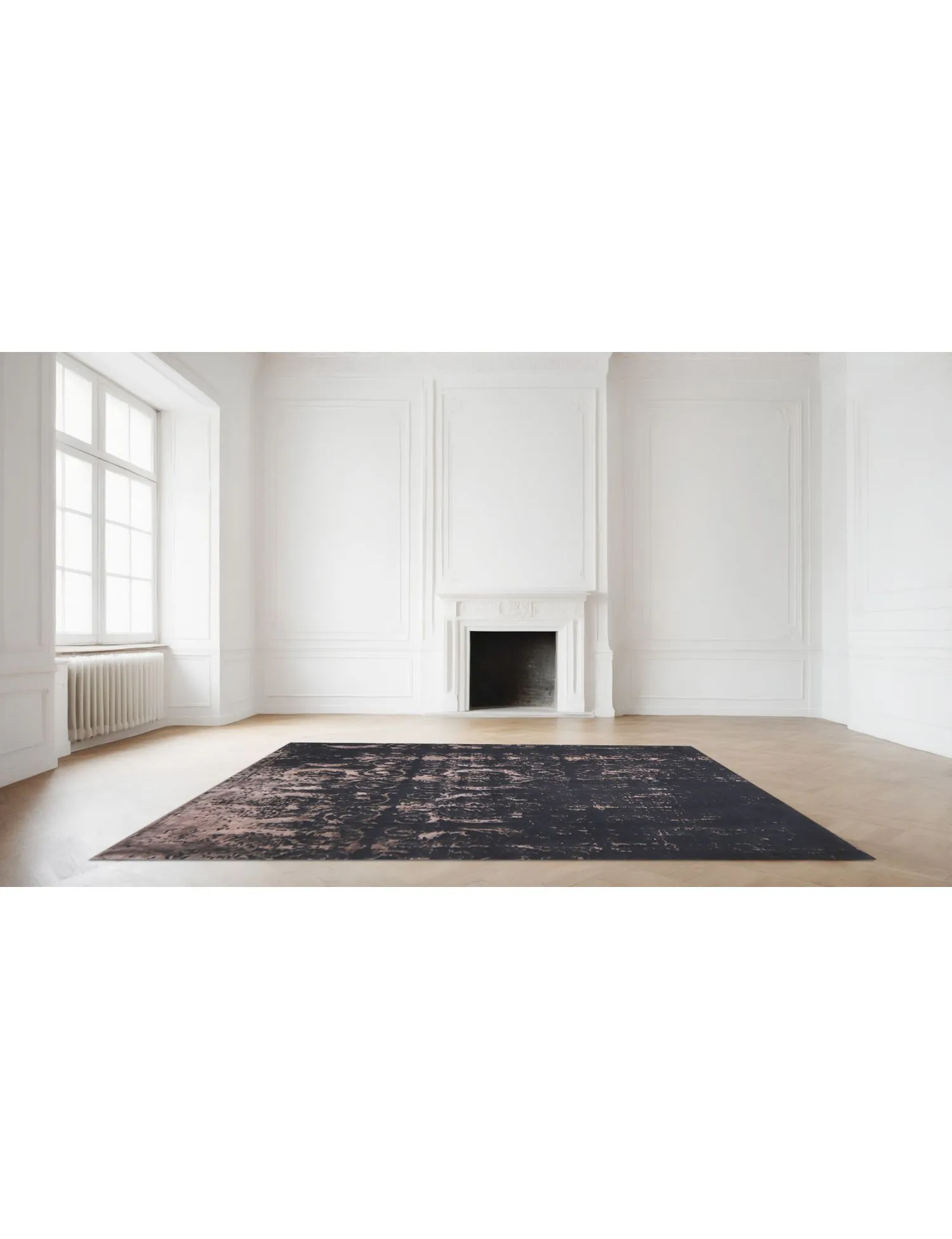 Soba  noir  234 x 174 cm