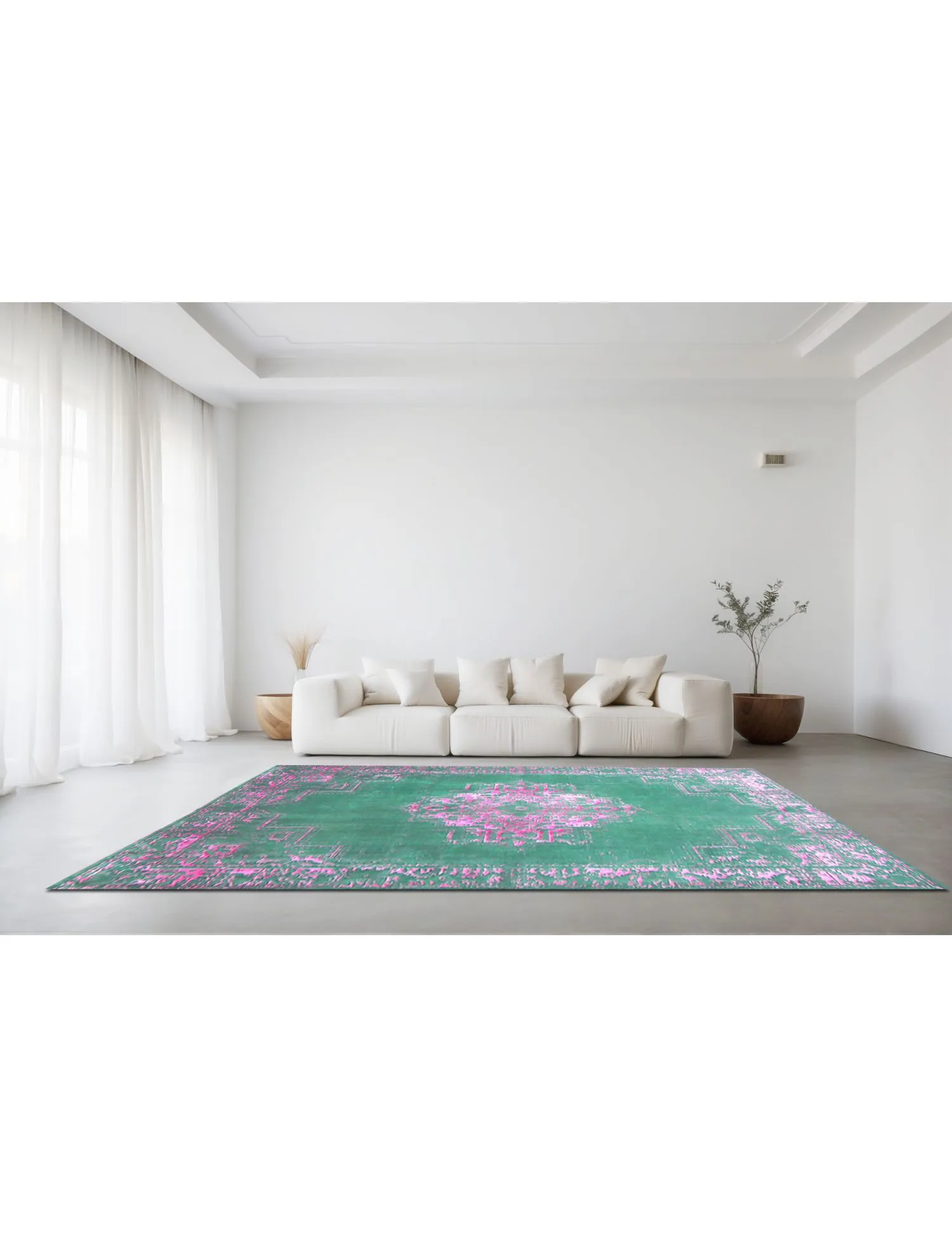 Soba  grøn  290 x 200 cm