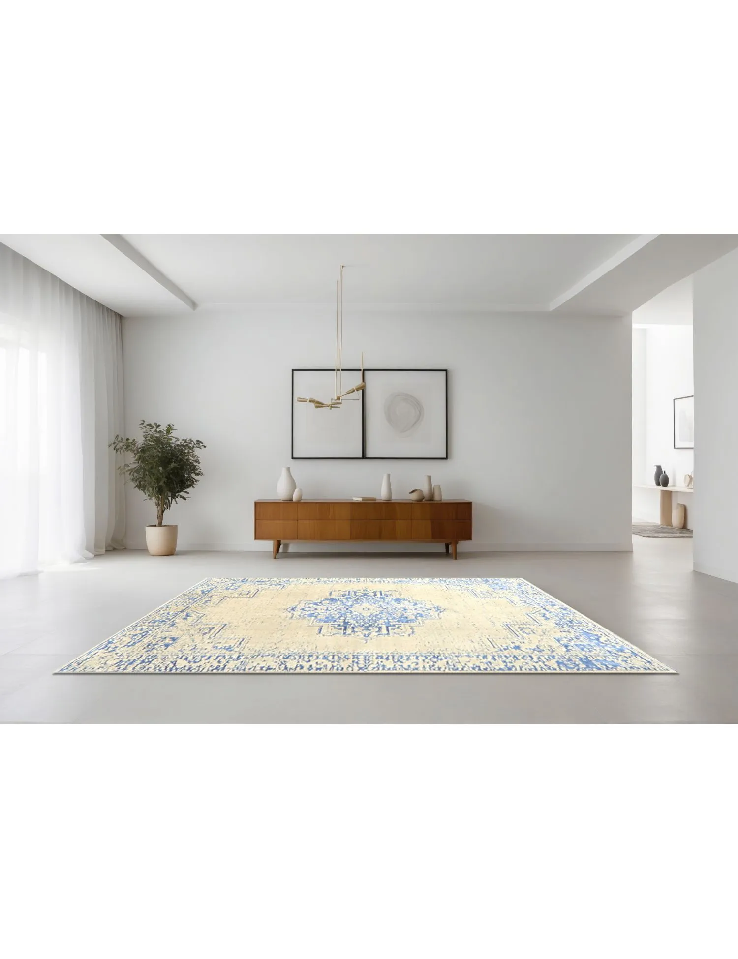 Soba  azul  235 x 175 cm