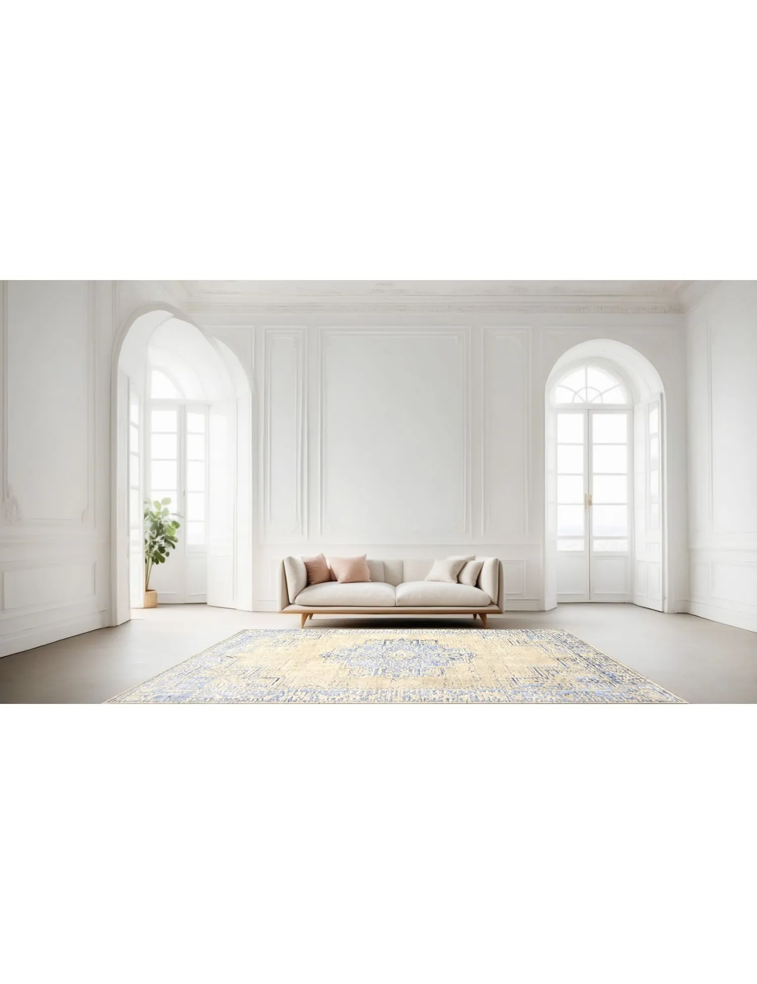 Soba  blue  291 x 203 cm