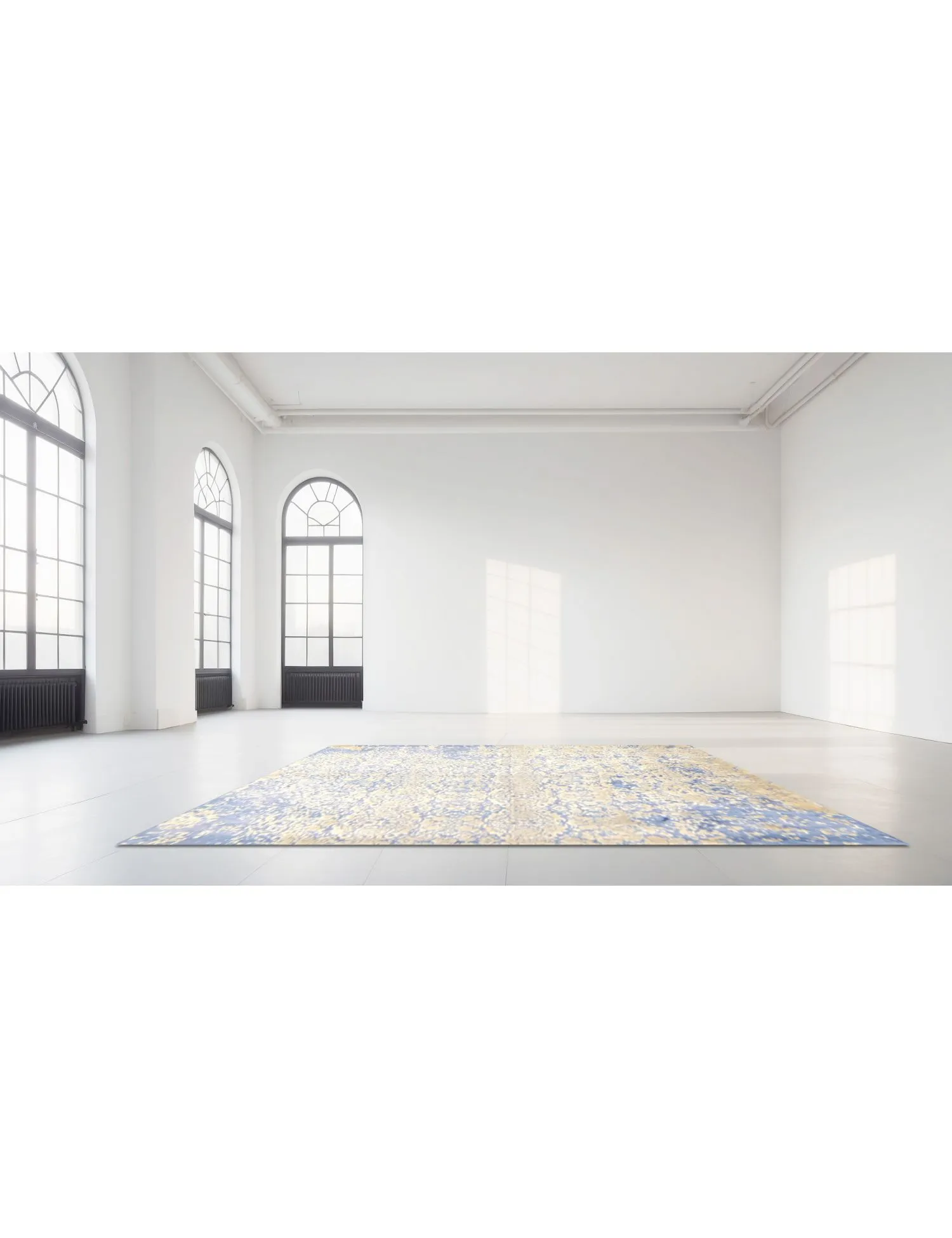 Soba  bleu  232 x 173 cm