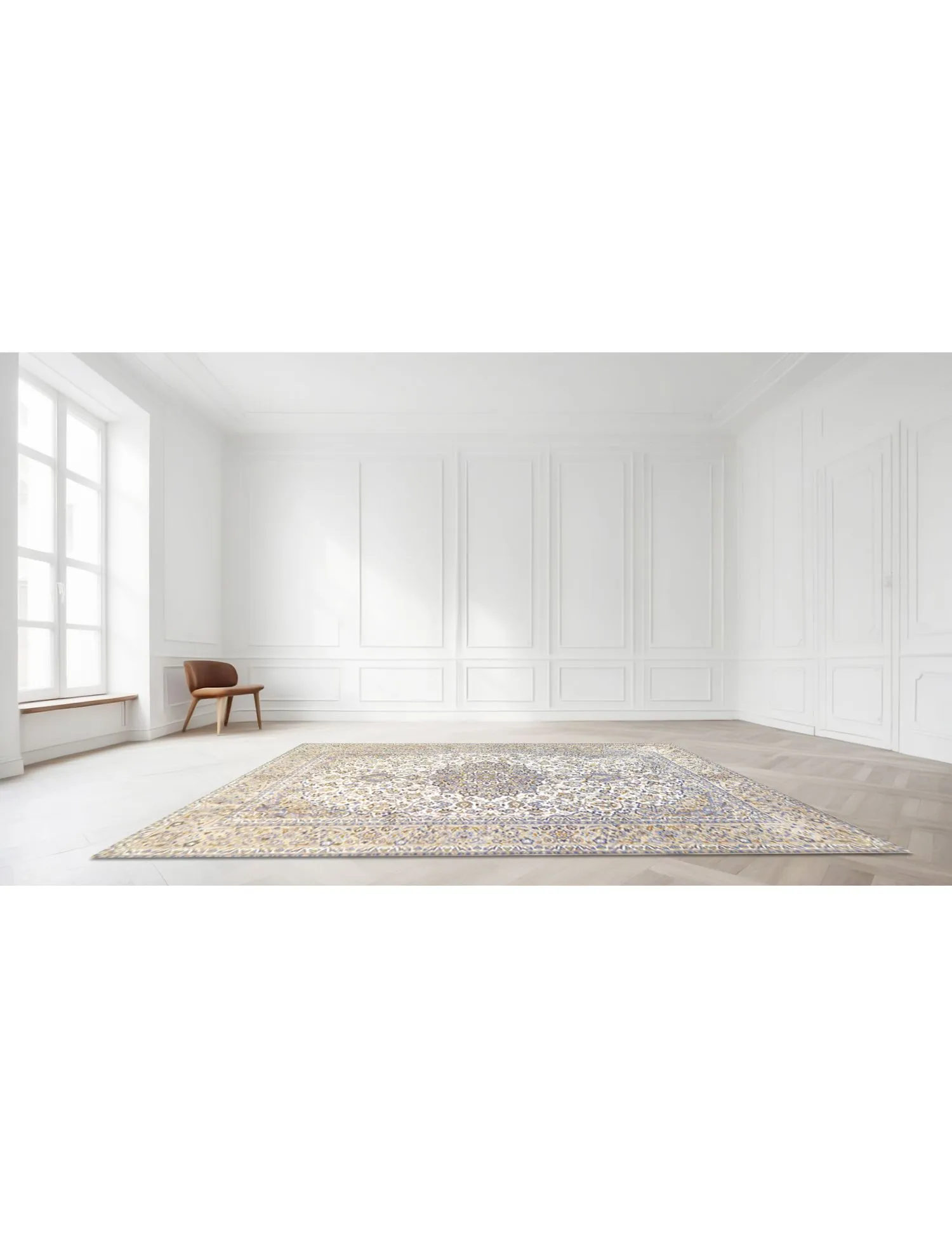 Kashan Patina  beige  397 x 292 cm