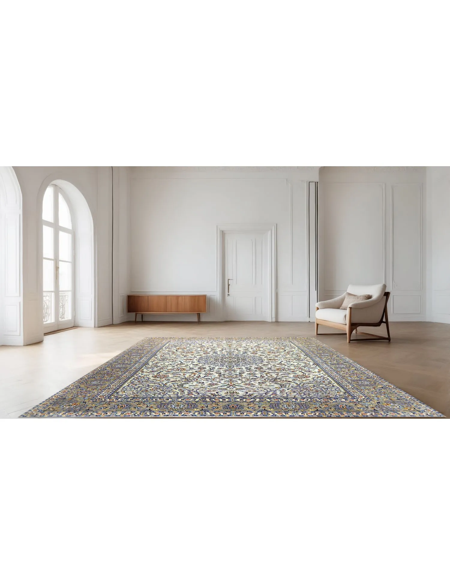 Kashan Patina  beige  404 x 296 cm