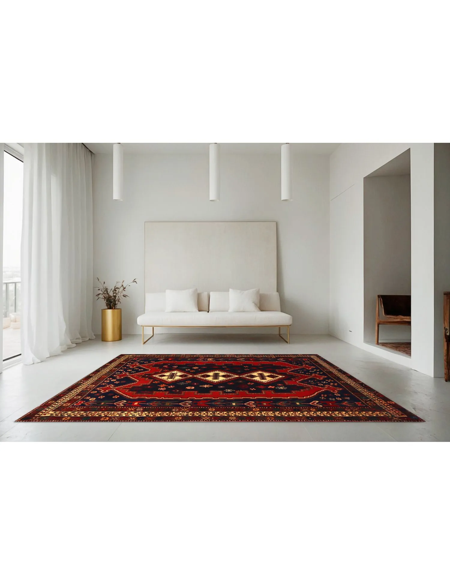 SIRJAN Patina  rojo  250 x 167 cm