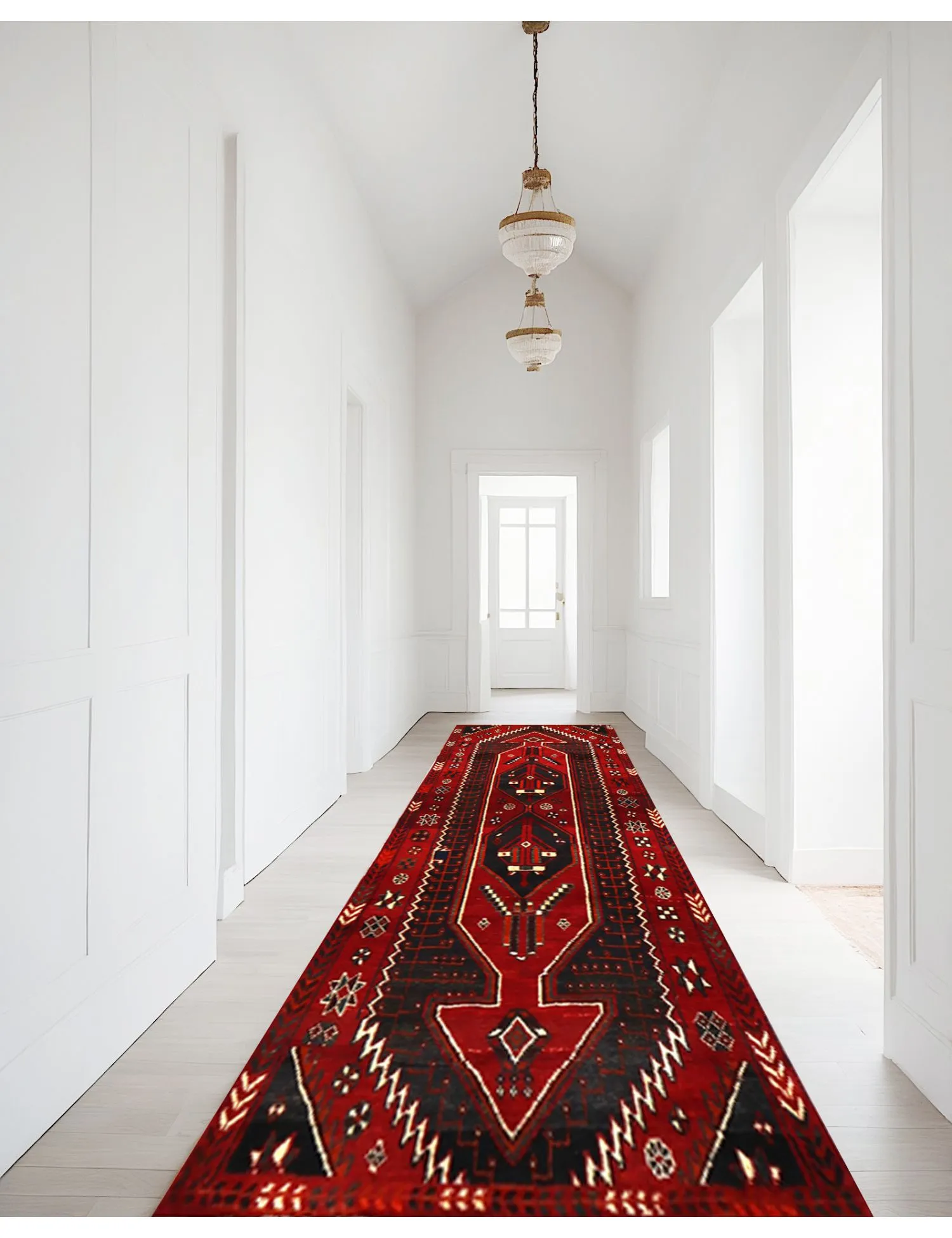 SHIRAZ   rojo  270 x 125 cm