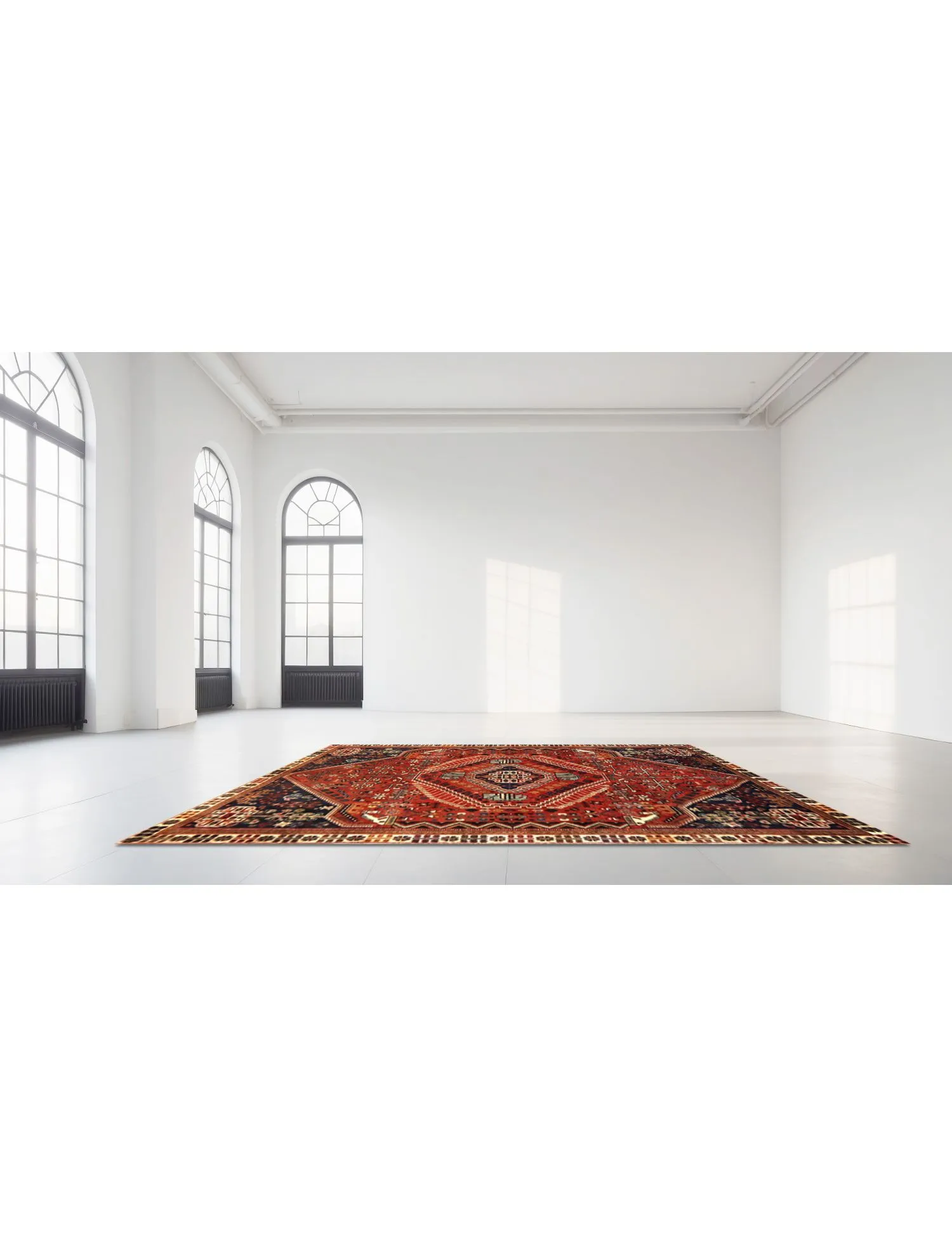 Shiraz Patina  rojo  276 x 190 cm