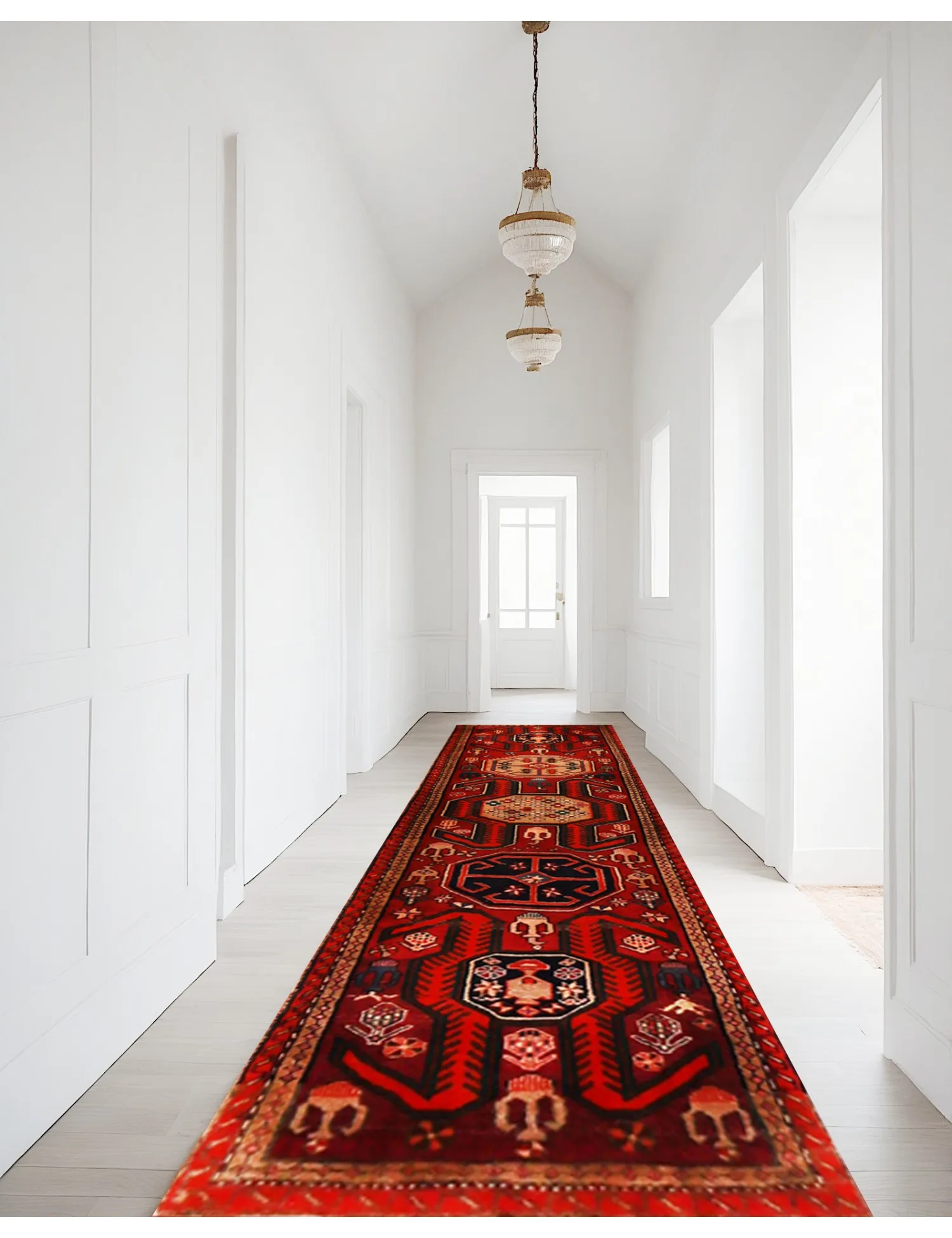 Ardebil Patina  rojo  272 x 76 cm