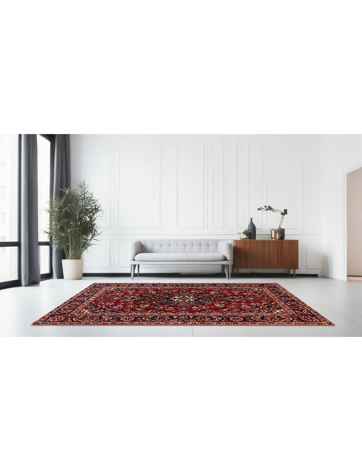 Ardakan Patina  rojo  150 x 97 cm