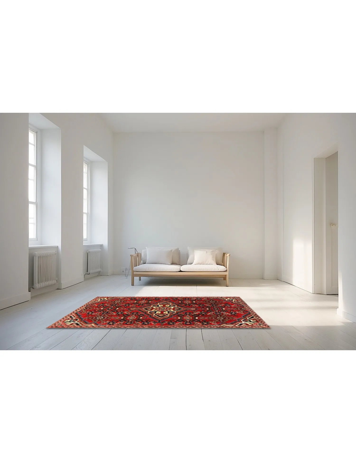 Hamadan Patina  rød  120 x 73 cm