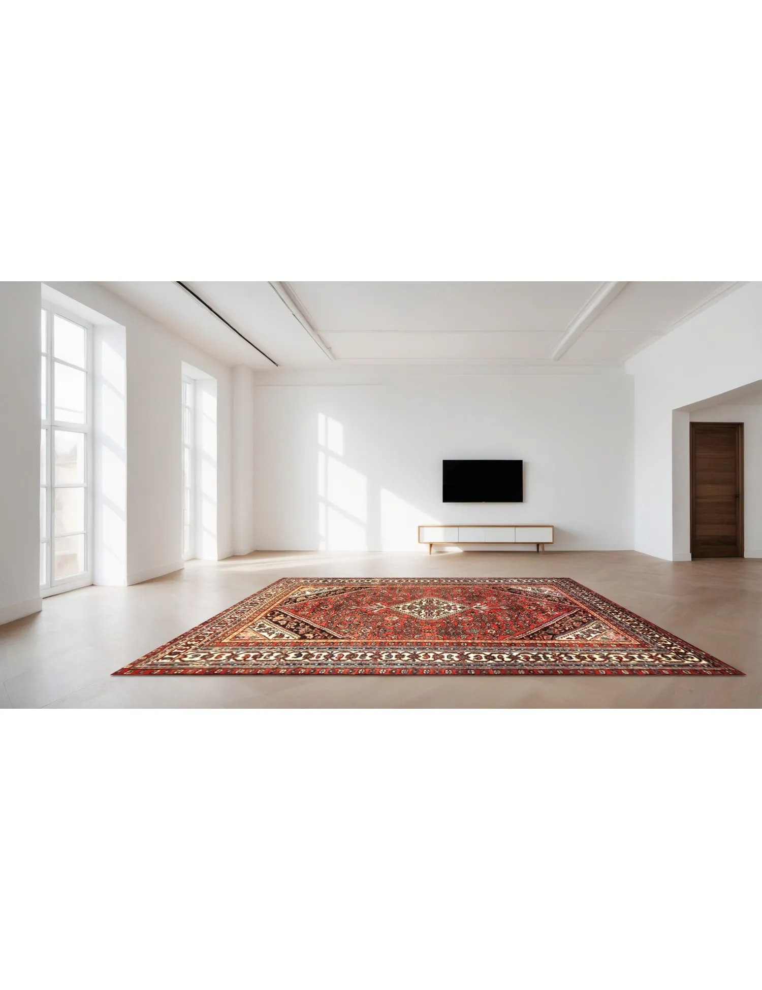 Hamadan Patina  rouge  317 x 201 cm