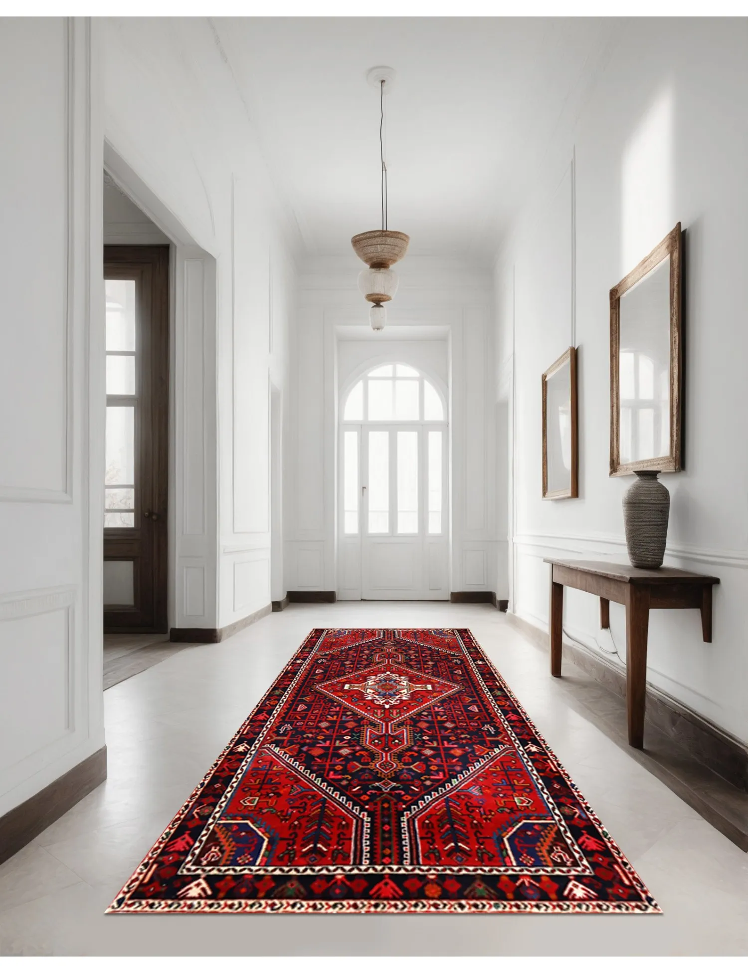 Hamadan Patina  rojo  296 x 155 cm