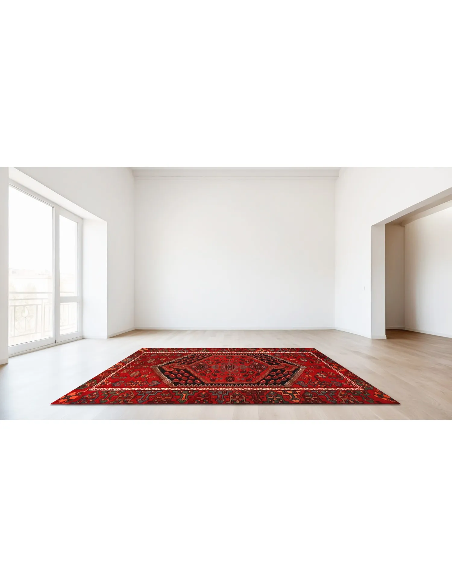 Hamadan Patina  rød  210 x 118 cm