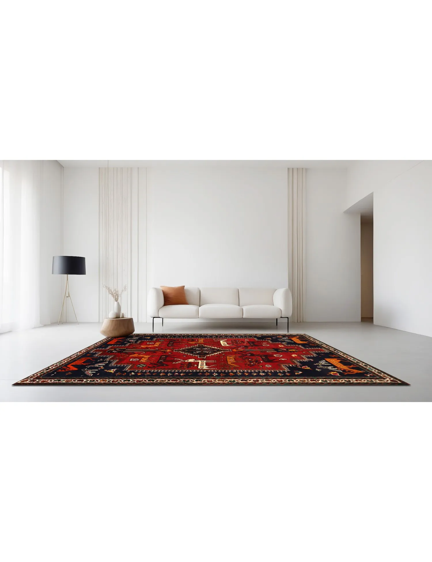 Shiraz  red   274 x 197 cm