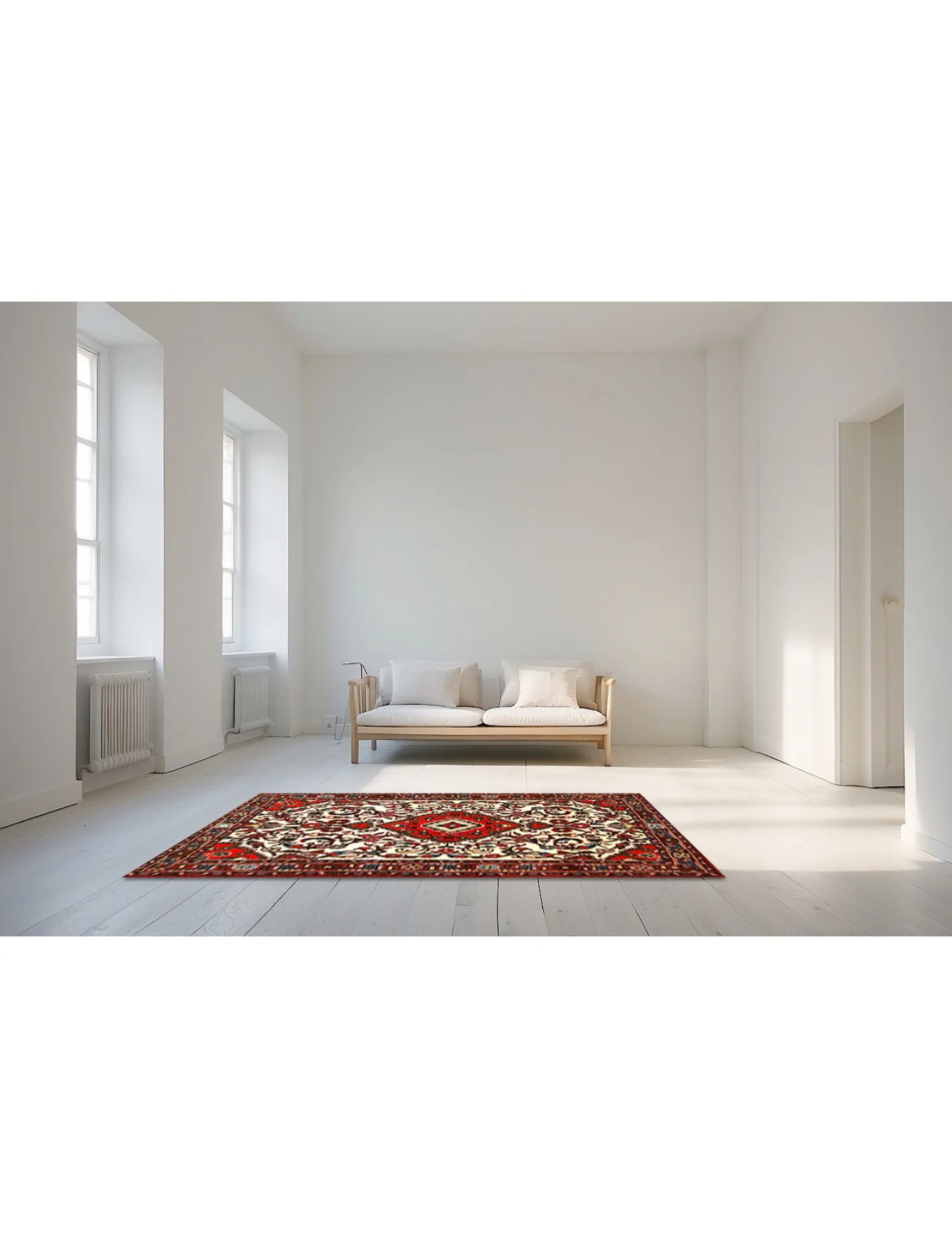 Hamadan  beige   115 x 76 cm