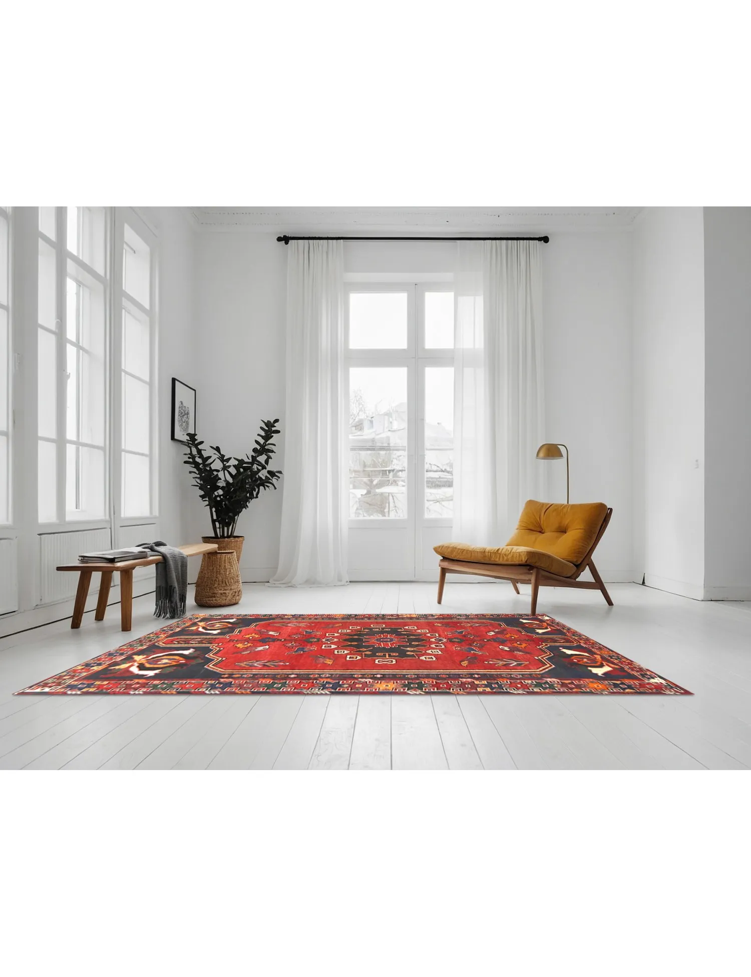 Shiraz  red   252 x 174 cm