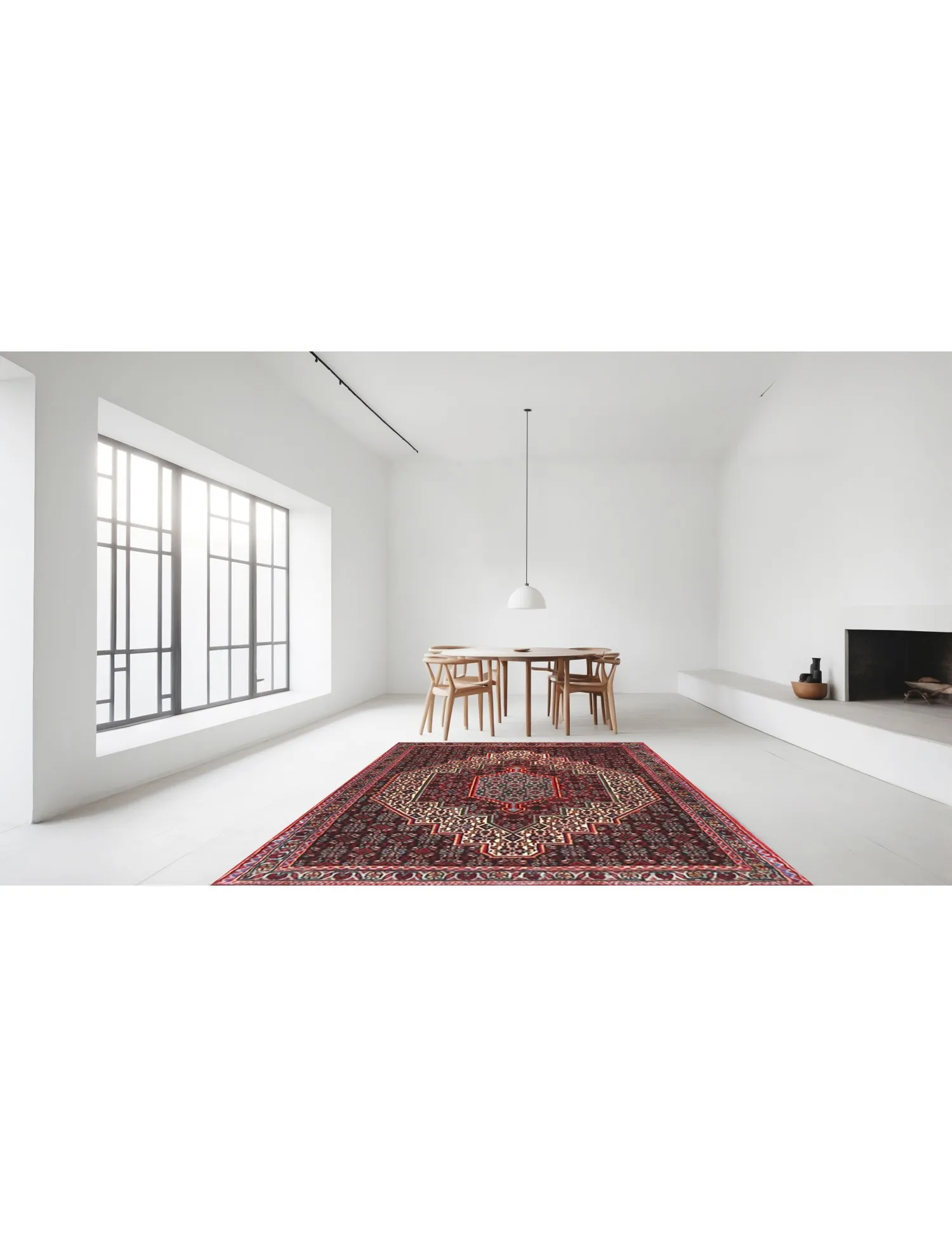 Hamadan  beige  100 x 75 cm