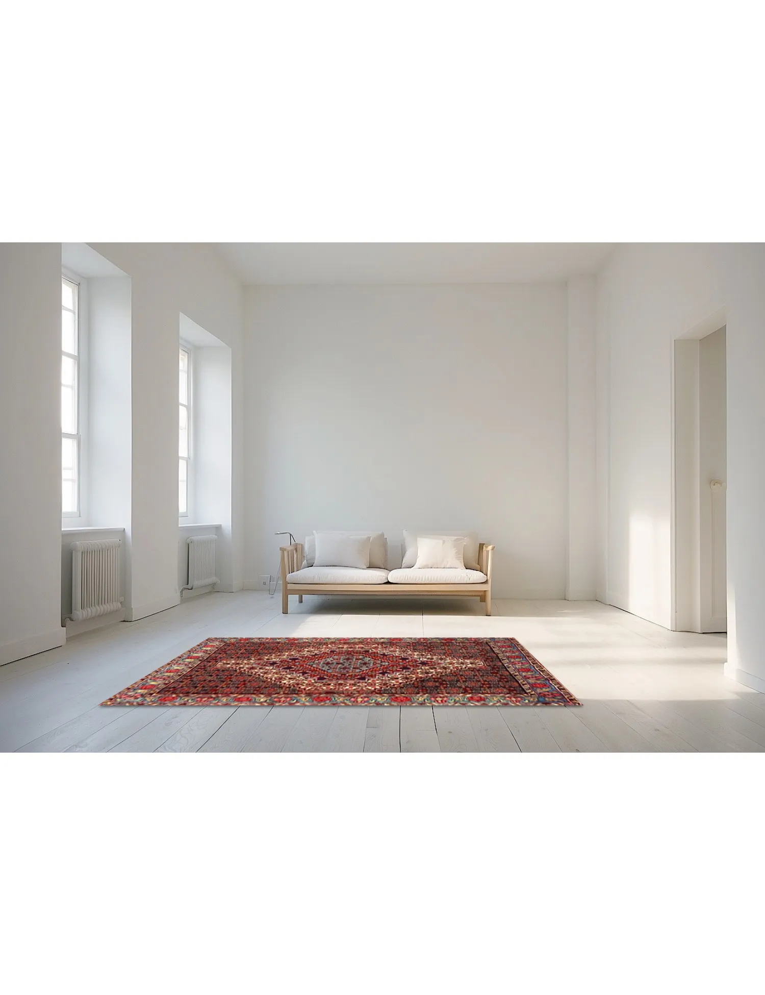 Hamadan  beige  110 x 76 cm