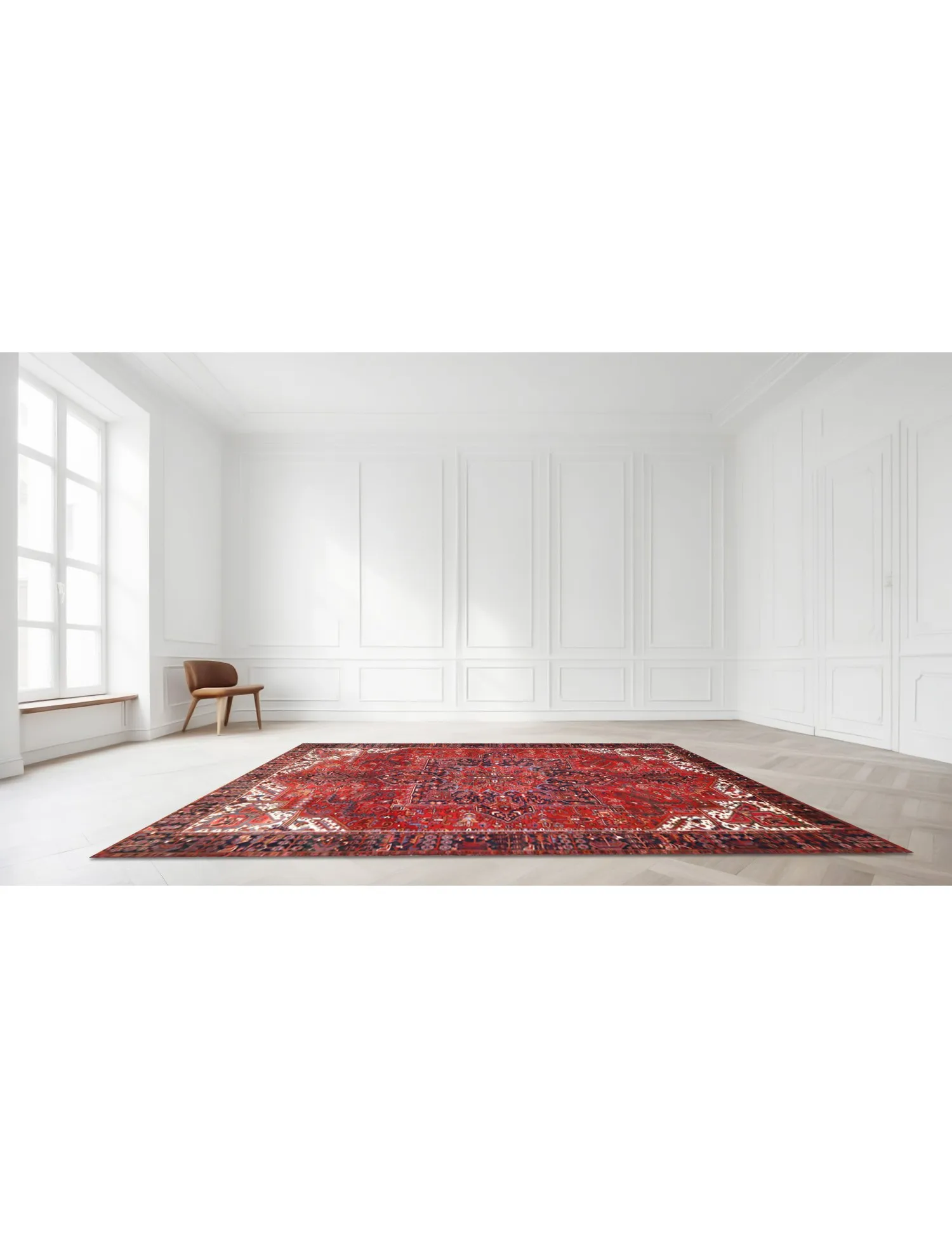 Heriz  rojo  386 x 302 cm