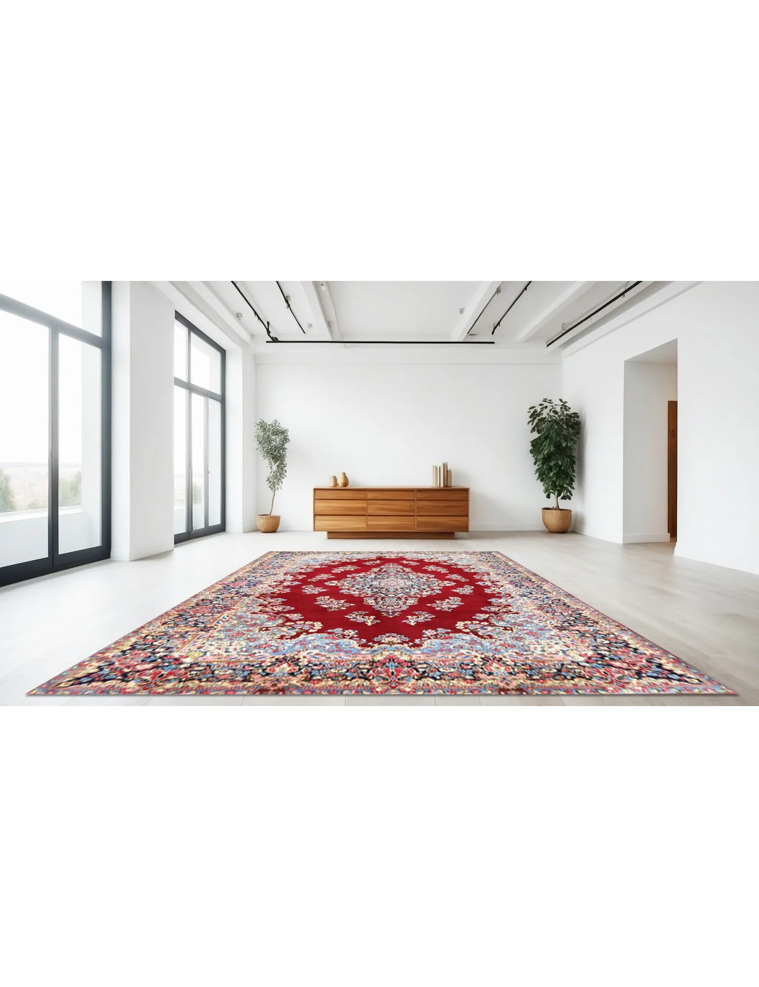 Kerman  red   493 x 292 cm