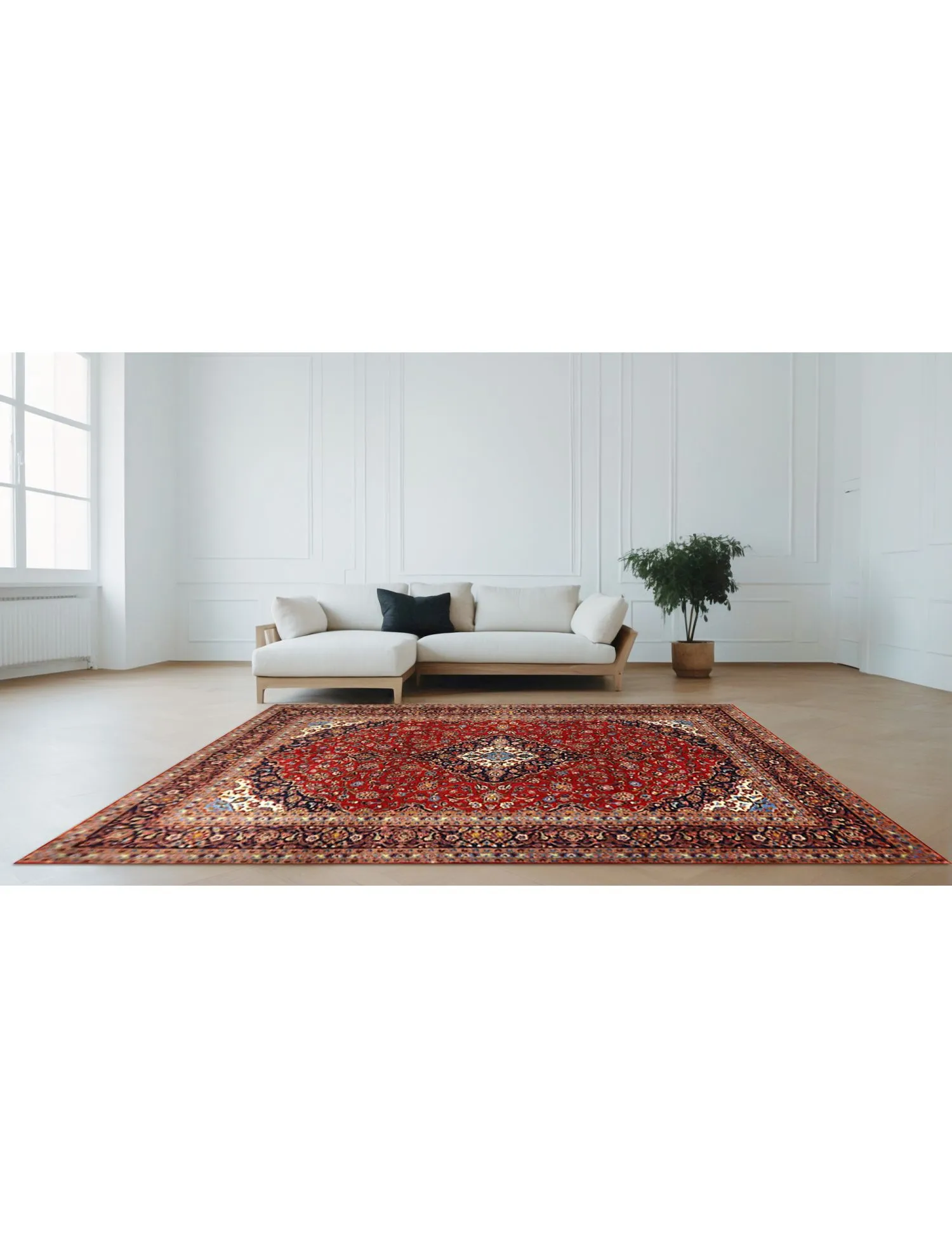 Keshan  red   350 x 240 cm