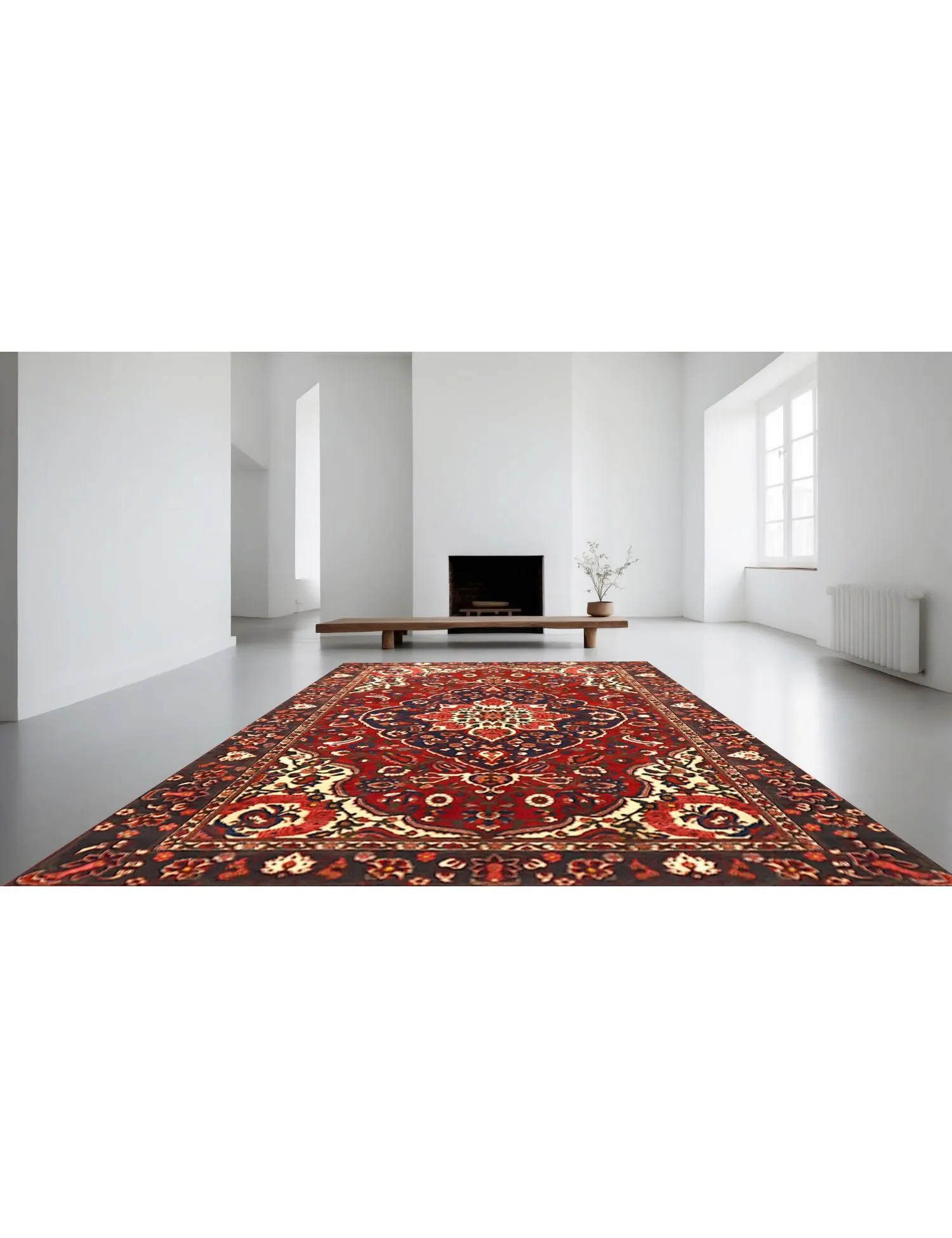 Bakhtiar  rouge  310 x 220 cm