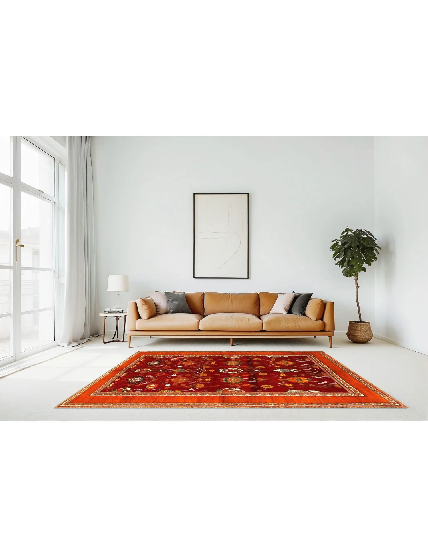 Gabbeh Persan  rouge  240 x 168 cm