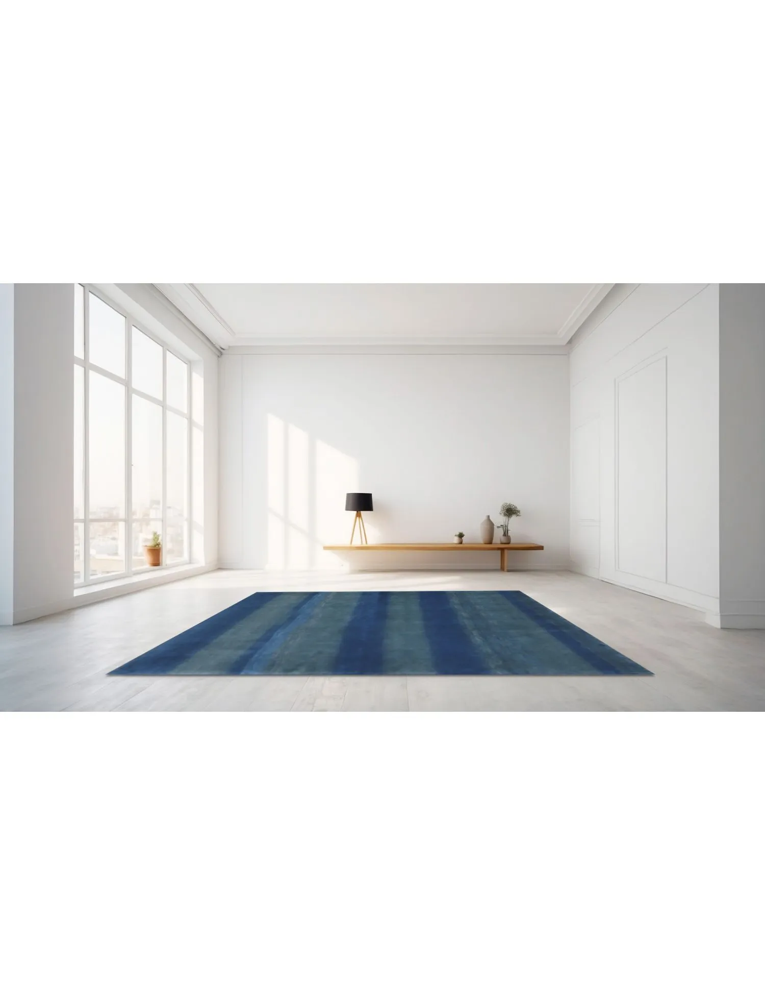 Persian Gabbeh  blue  242 x 167 cm