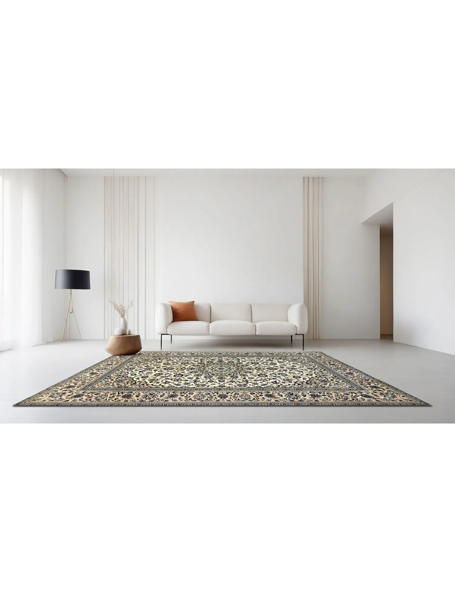 Kashan Patina  beige  290 x 190 cm