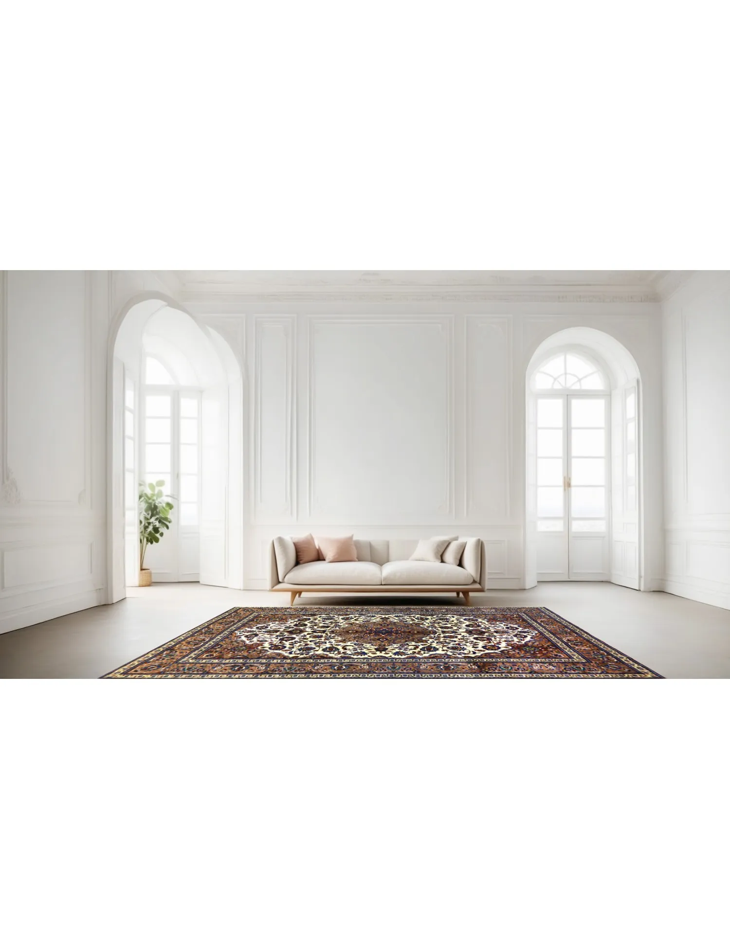 Kashmar Patina  beige   297 x 197 cm