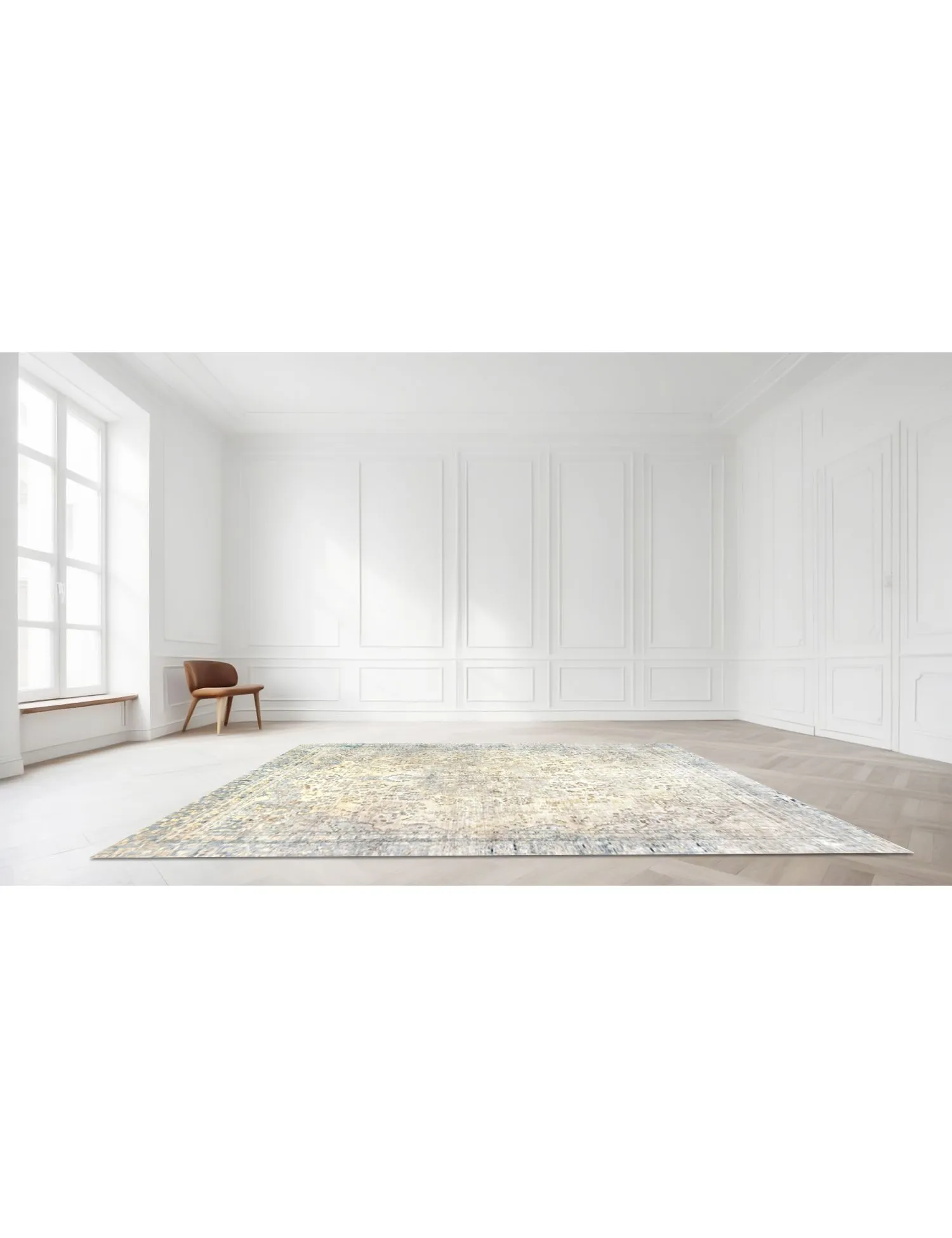 Persisk Vintagetæppe  beige  362 x 272 cm