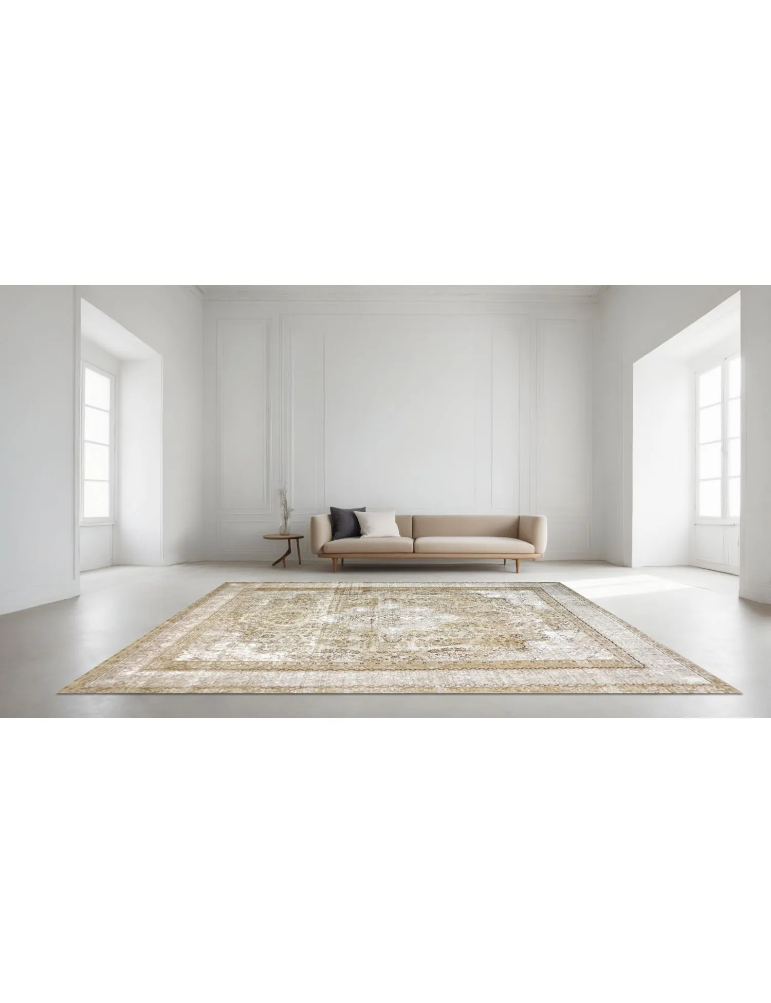 Persian Vintage Carpet  beige   380 x 285 cm