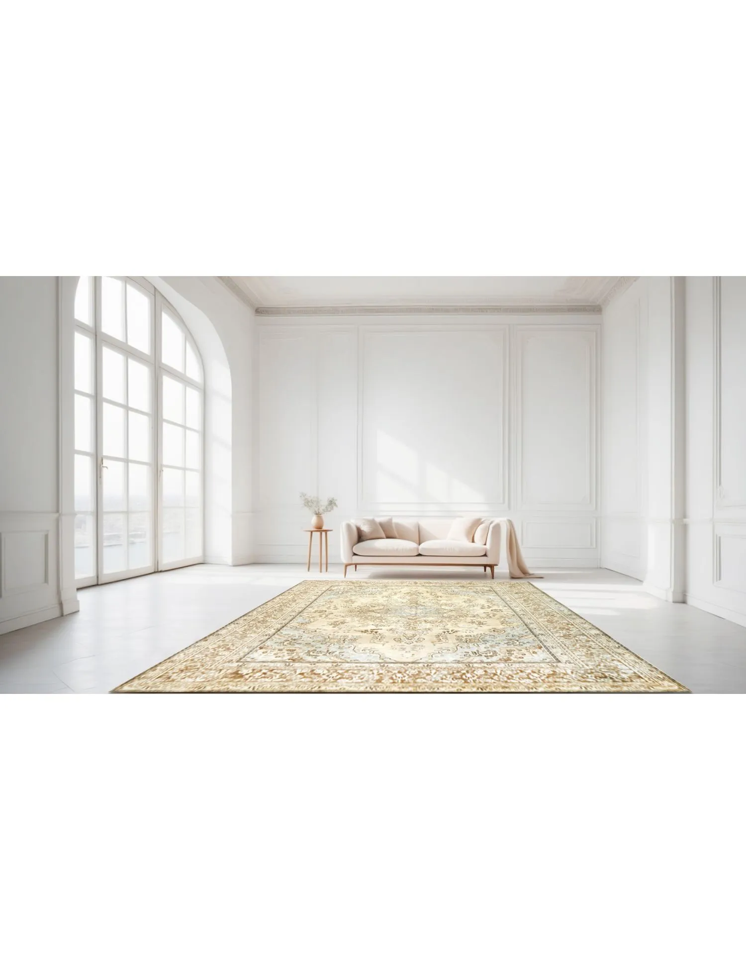 Persian Vintage Carpet  yellow   395 x 287 cm