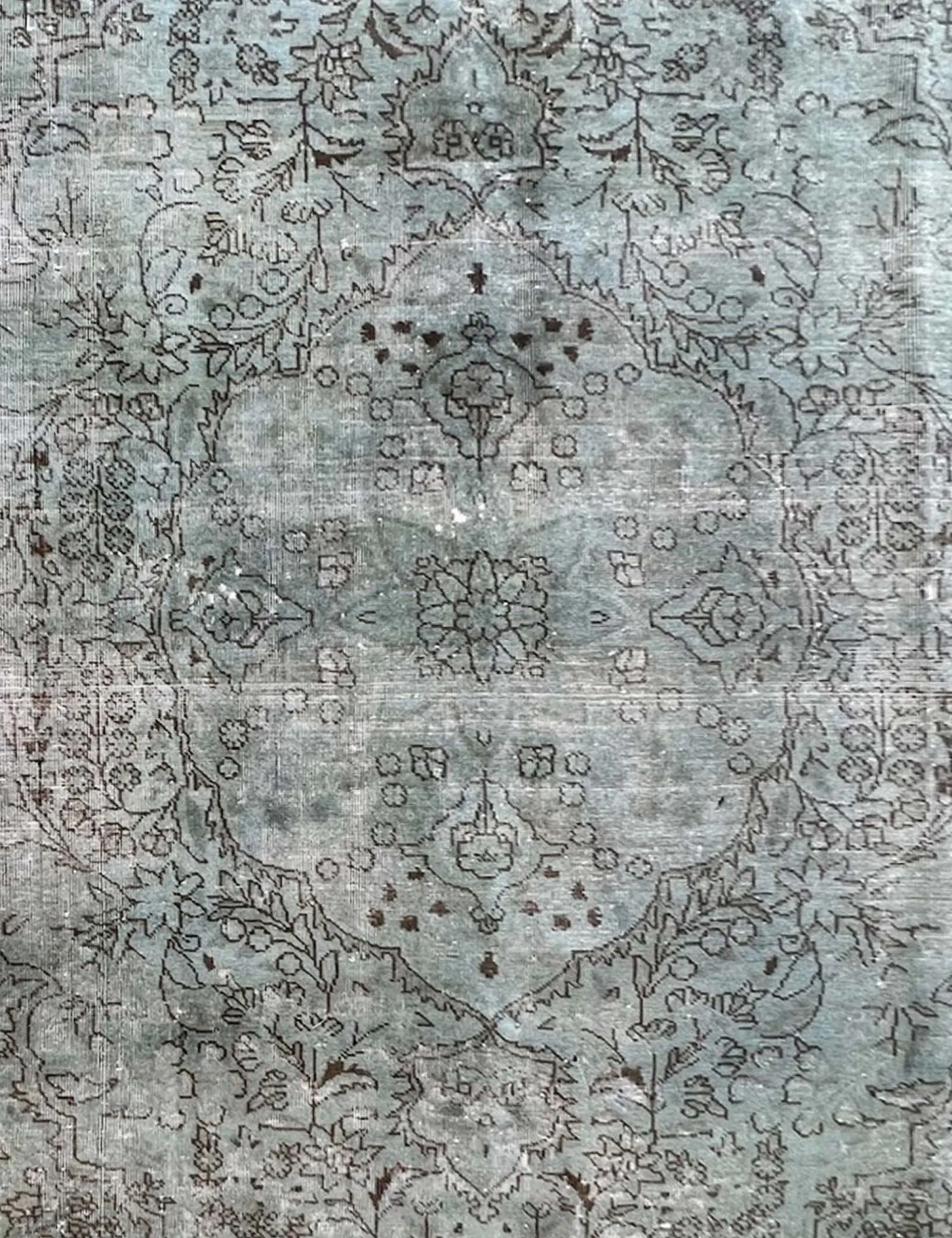 Persian Vintage Carpet  green   306 x 233 cm