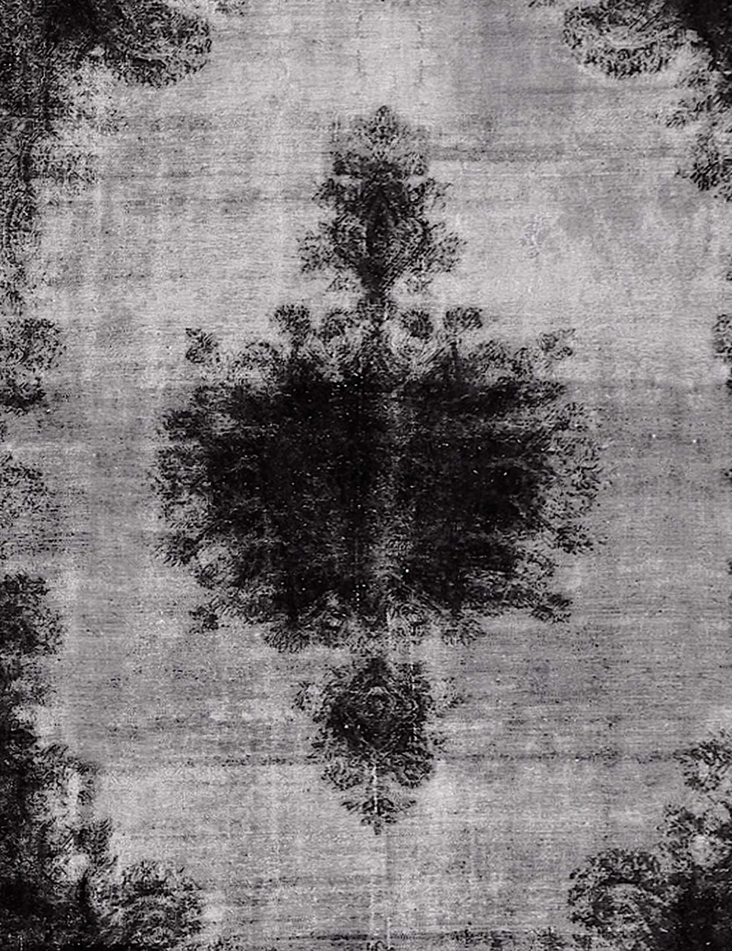 Persisk vintage matta  svart  330 x 220 cm