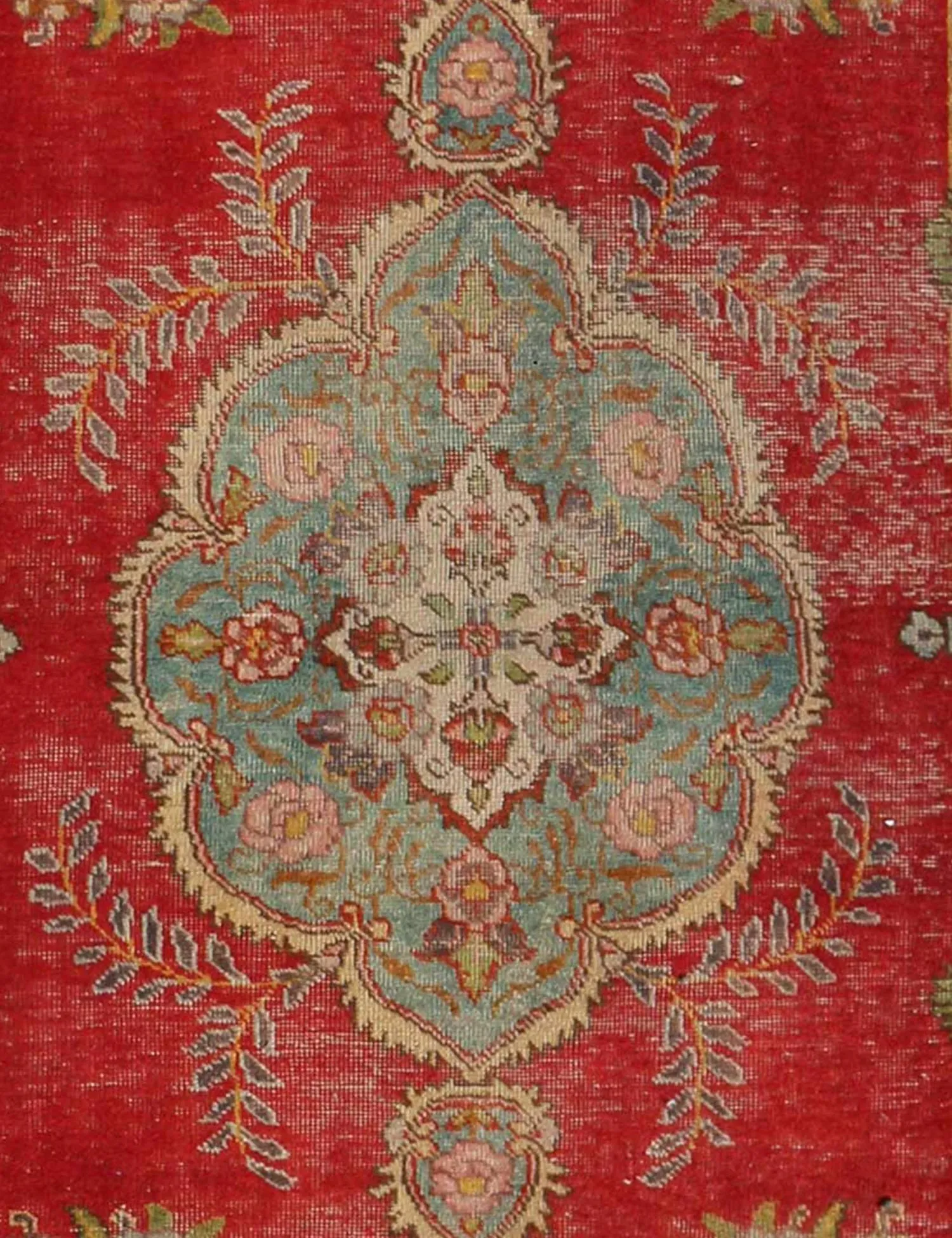 Retro Perserteppich  rot  165 x 128 cm