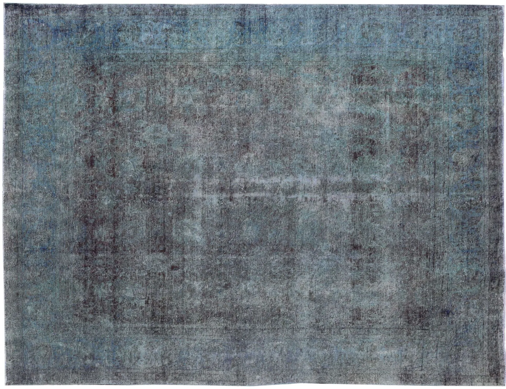 Vintage Teppich  blau  330 x 287 cm