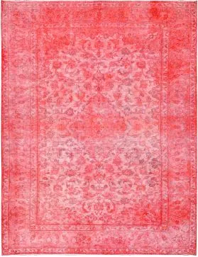 Persischer Vintage Teppich 293 x 193 rosa