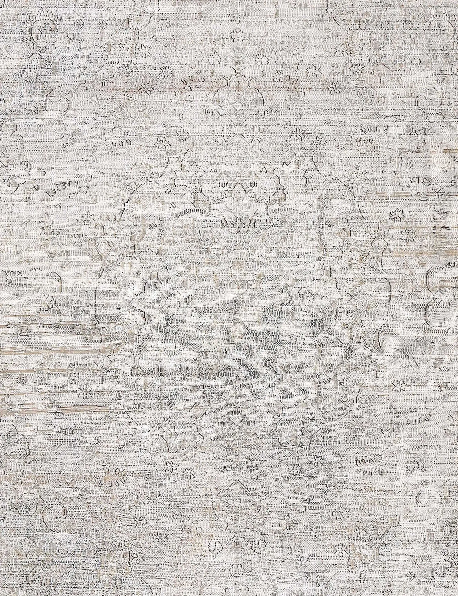 Quadrat  Vintage Teppich  beige  242 x 242 cm