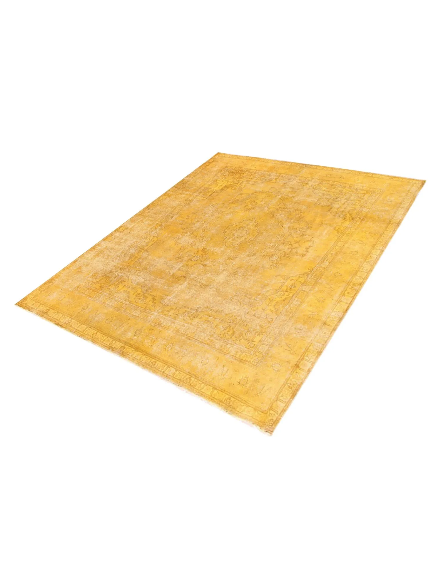 Tappeto vintage persiano  giallo  380 x 290 cm