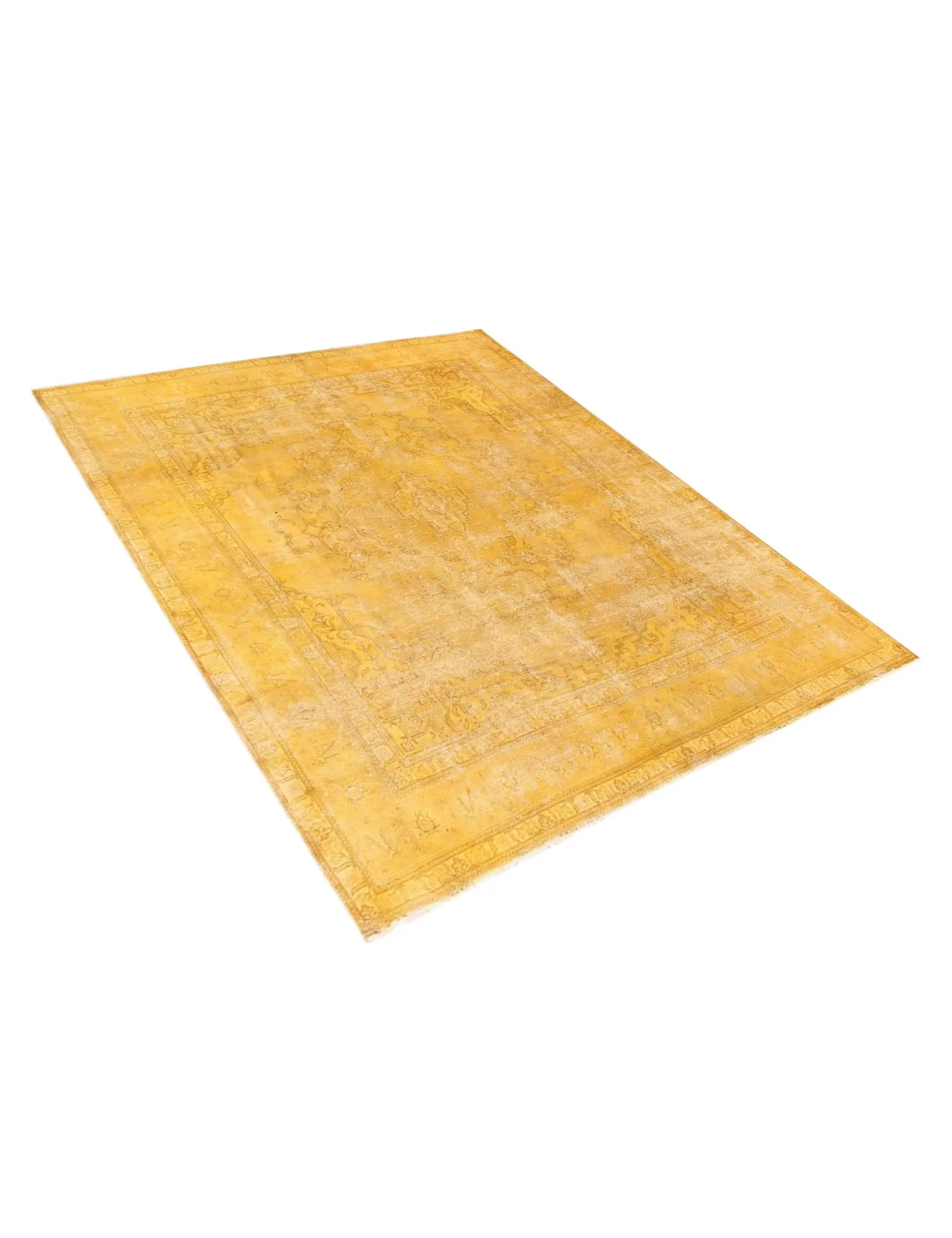 Tappeto vintage persiano  giallo  380 x 290 cm