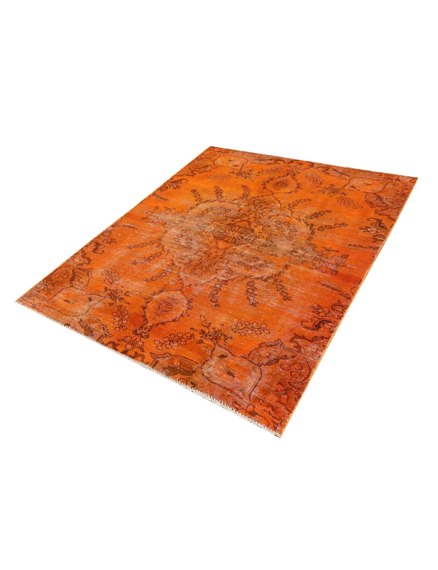 Persian Vintage Carpet  orange   206 x 133 cm