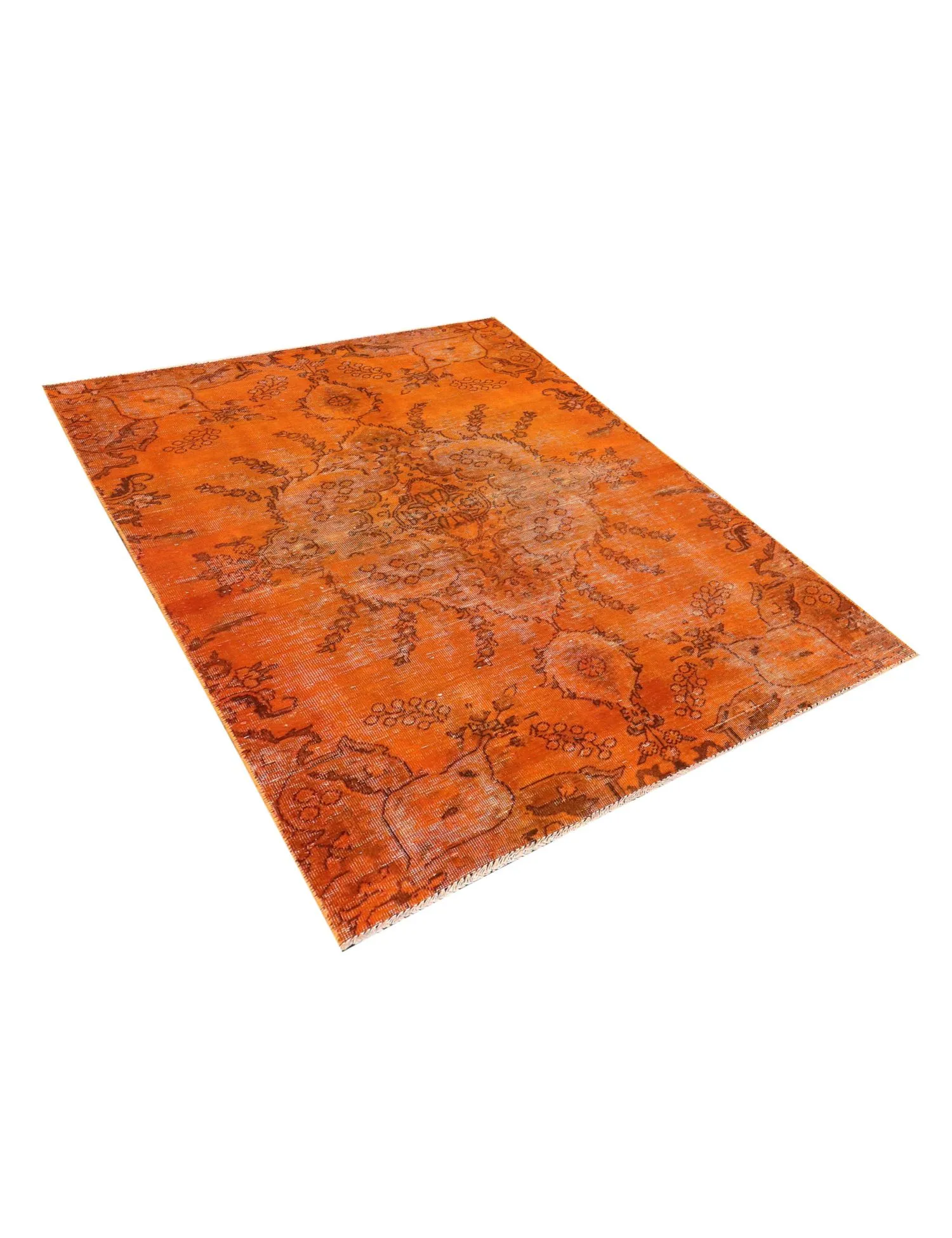 Persian Vintage Carpet  orange   206 x 133 cm
