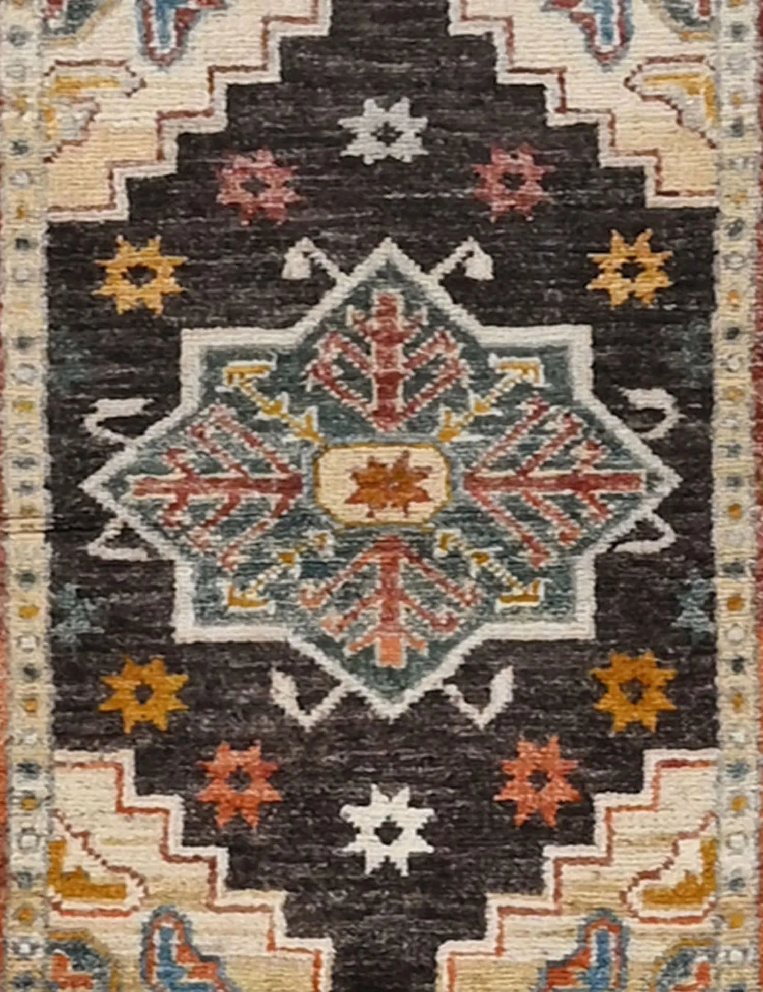 Tapis Chobi  noir  94 x 57 cm