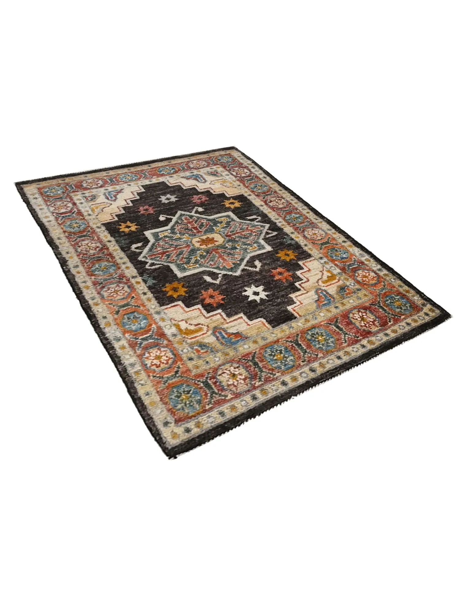 Tapis Chobi  noir  94 x 57 cm