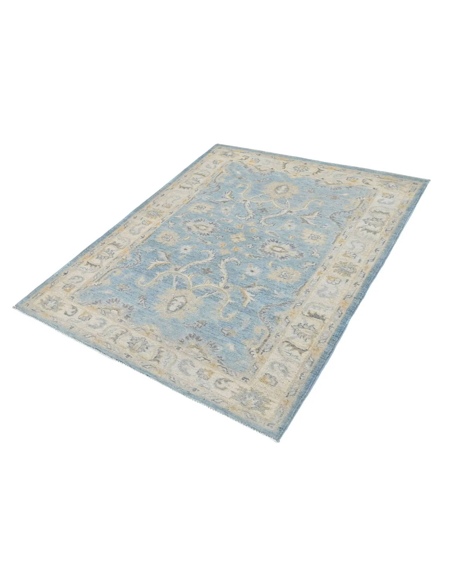 Alfombra Chobi  azul  150 x 94 cm